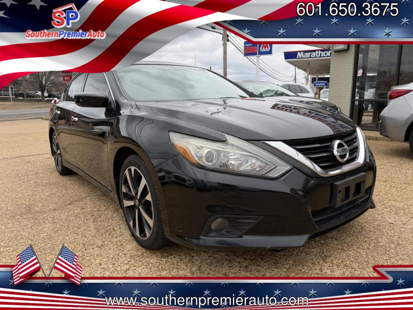 2018 BLACK NISSAN ALTIMA 2.5 SR (1N4AL3AP8JC) , located at 922 W. Beacon St., Philadelphia, MS, 39350, (601) 650-3675, 32.770447, -89.127151 - Photo#0