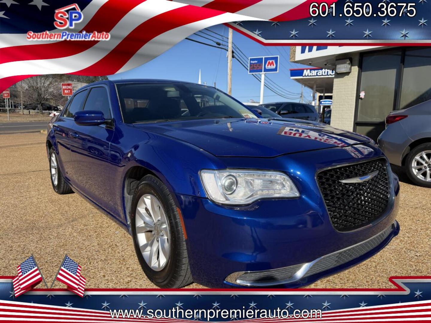2018 BLUE CHRYSLER 300 TOURING (2C3CCAAG5JH) , located at 922 W. Beacon St., Philadelphia, MS, 39350, (601) 650-3675, 32.770447, -89.127151 - Photo#0