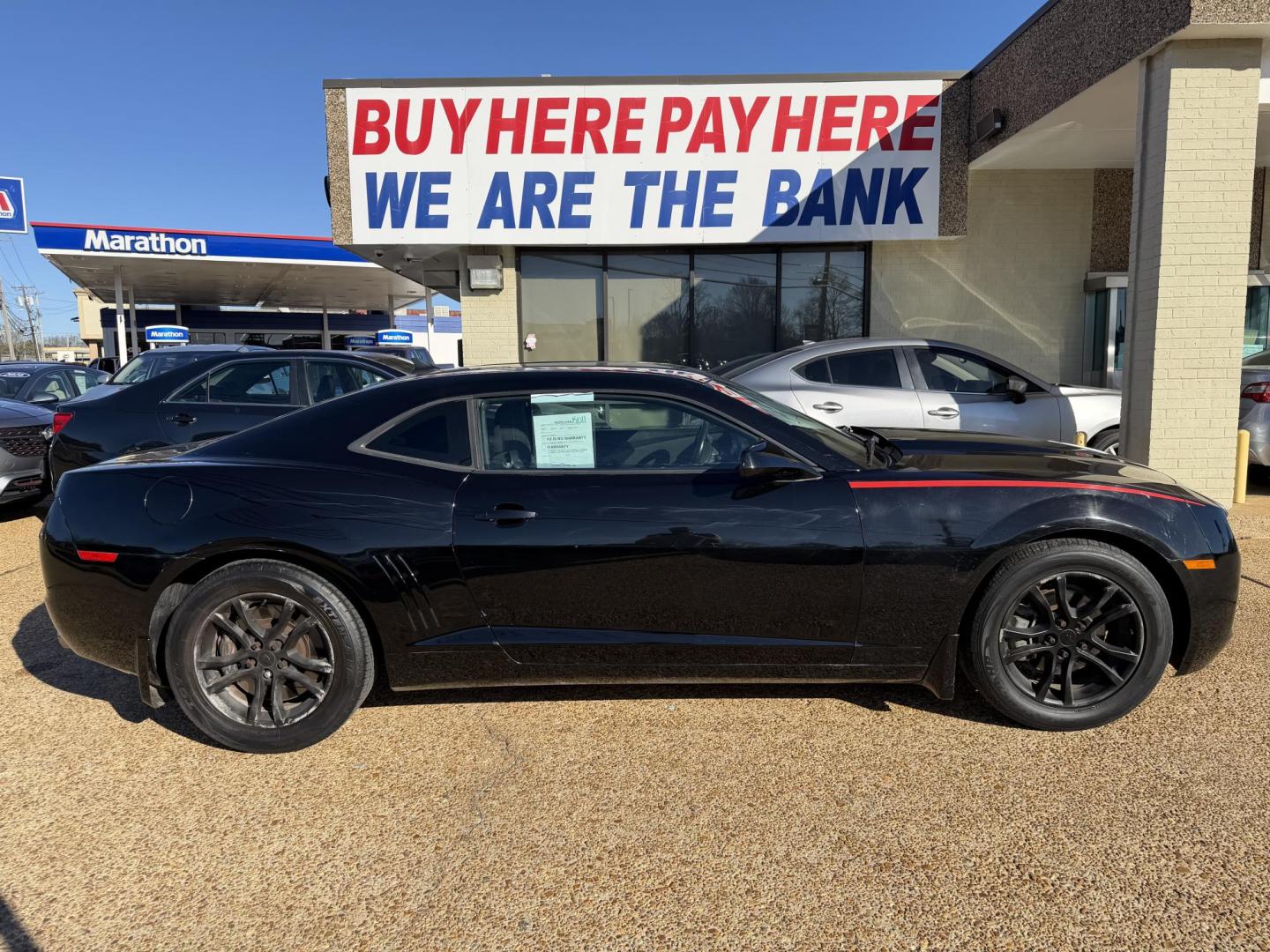 2013 BLACK CHEVROLET CAMARO 1LT (2G1FF1E38D9) , located at 922 W. Beacon St., Philadelphia, MS, 39350, (601) 650-3675, 32.770447, -89.127151 - Photo#6