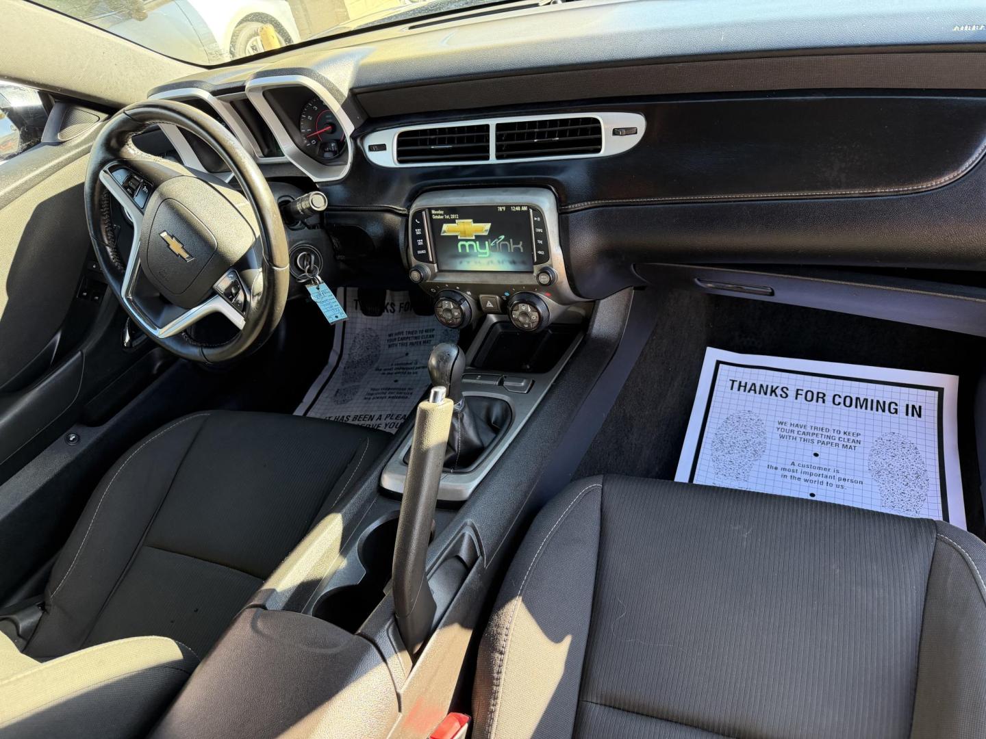 2013 BLACK CHEVROLET CAMARO 1LT (2G1FF1E38D9) , located at 922 W. Beacon St., Philadelphia, MS, 39350, (601) 650-3675, 32.770447, -89.127151 - Photo#12