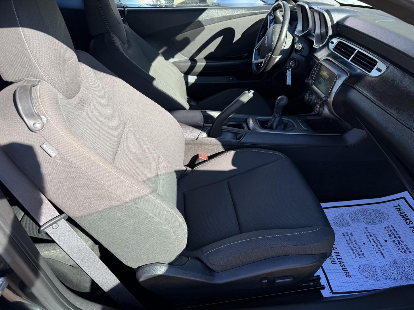 2013 BLACK CHEVROLET CAMARO 1LT (2G1FF1E38D9) , located at 922 W. Beacon St., Philadelphia, MS, 39350, (601) 650-3675, 32.770447, -89.127151 - Photo#10