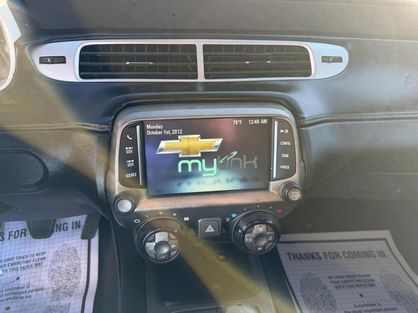 2013 BLACK CHEVROLET CAMARO 1LT (2G1FF1E38D9) , located at 922 W. Beacon St., Philadelphia, MS, 39350, (601) 650-3675, 32.770447, -89.127151 - Photo#13