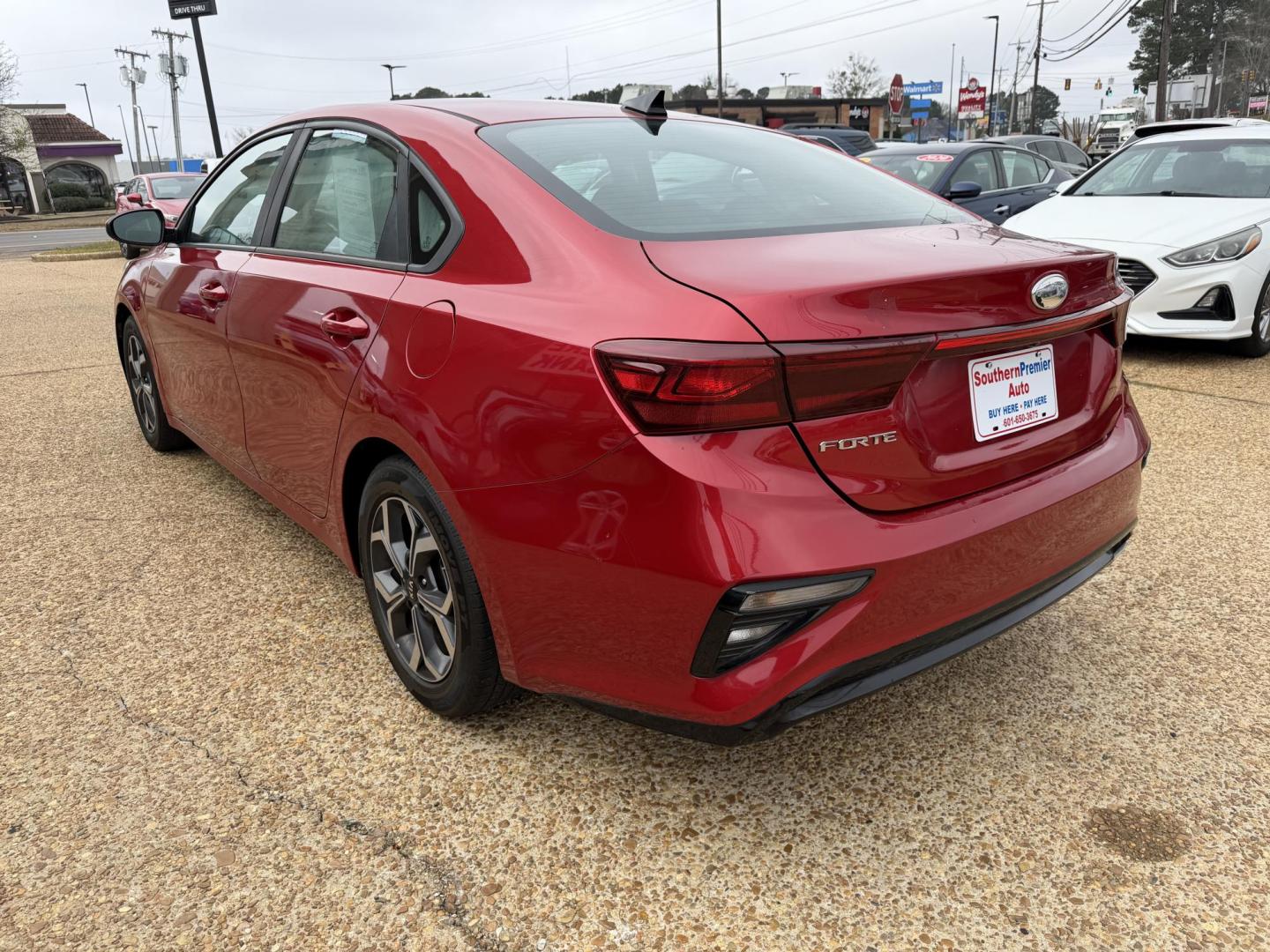 2020 RED KIA FORTE LXS (3KPF24AD3LE) , located at 922 W. Beacon St., Philadelphia, MS, 39350, (601) 650-3675, 32.770447, -89.127151 - Photo#3