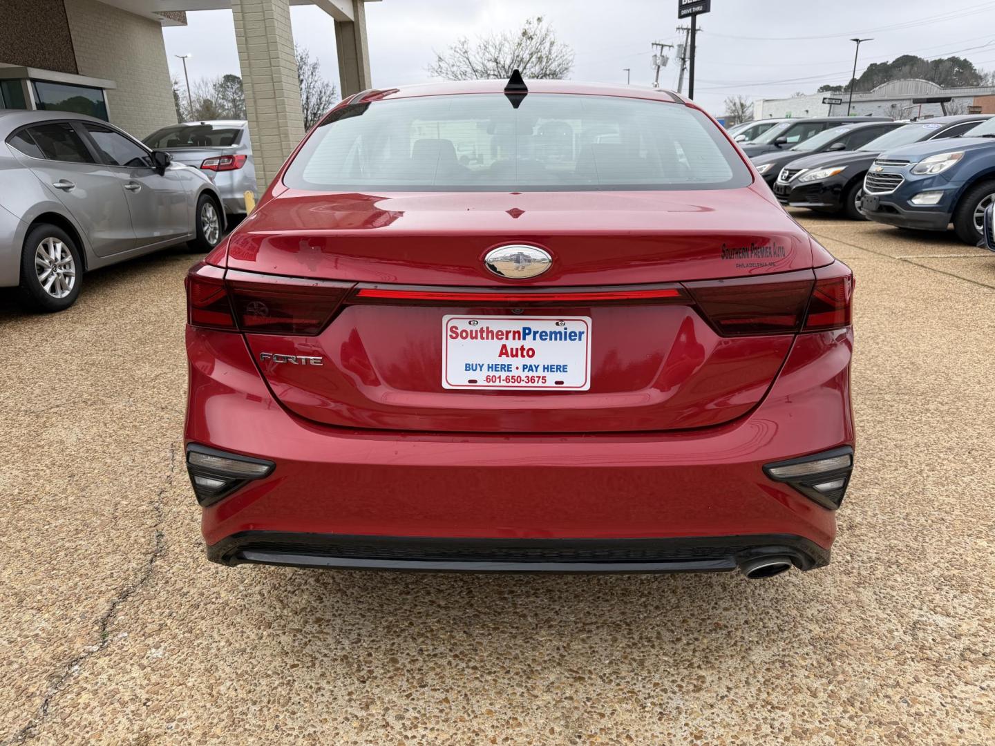 2020 RED KIA FORTE LXS (3KPF24AD3LE) , located at 922 W. Beacon St., Philadelphia, MS, 39350, (601) 650-3675, 32.770447, -89.127151 - Photo#4