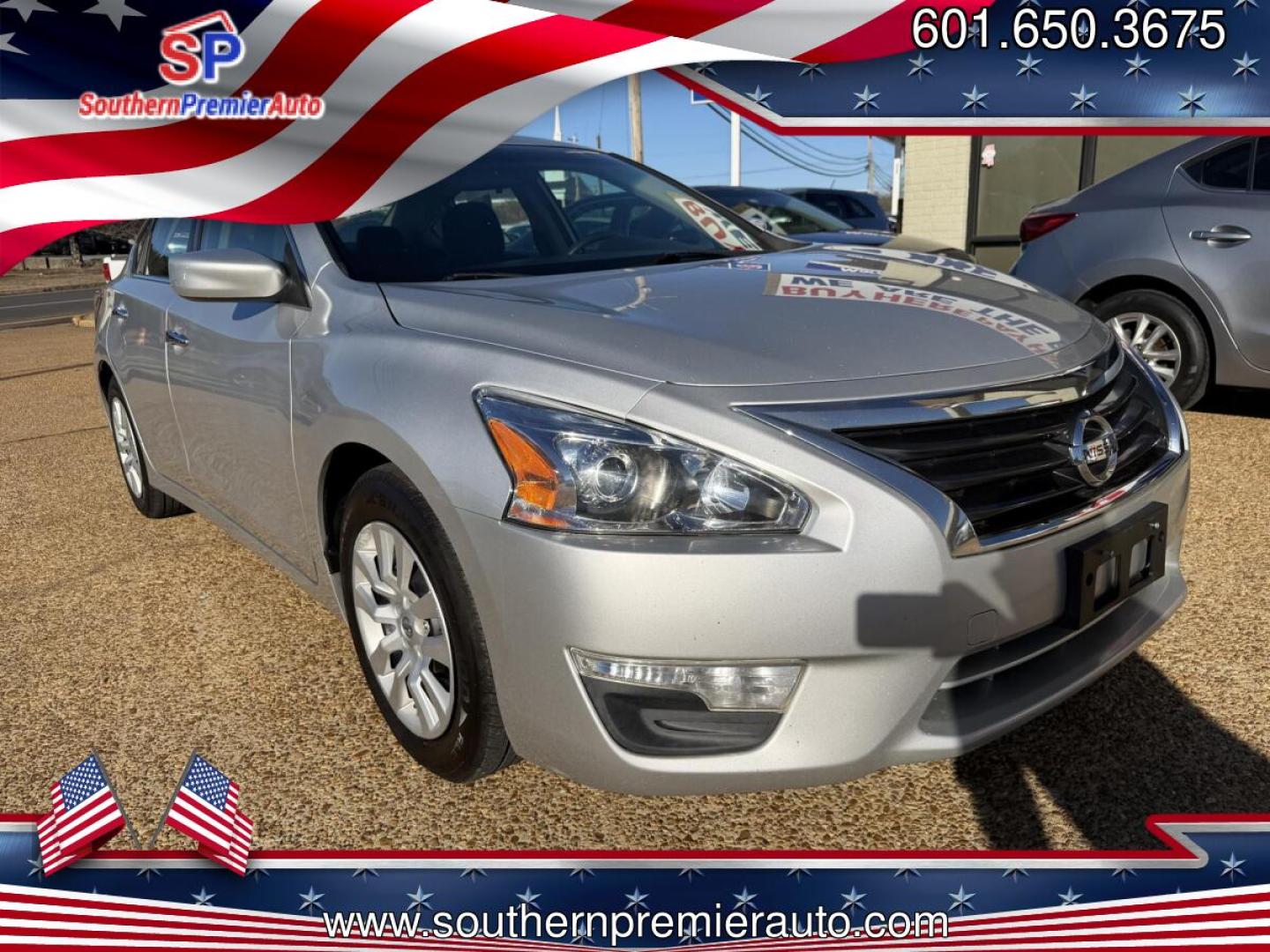 2015 SILVER NISSAN ALTIMA 2.5 S (1N4AL3AP7FC) , located at 922 W. Beacon St., Philadelphia, MS, 39350, (601) 650-3675, 32.770447, -89.127151 - Photo#0