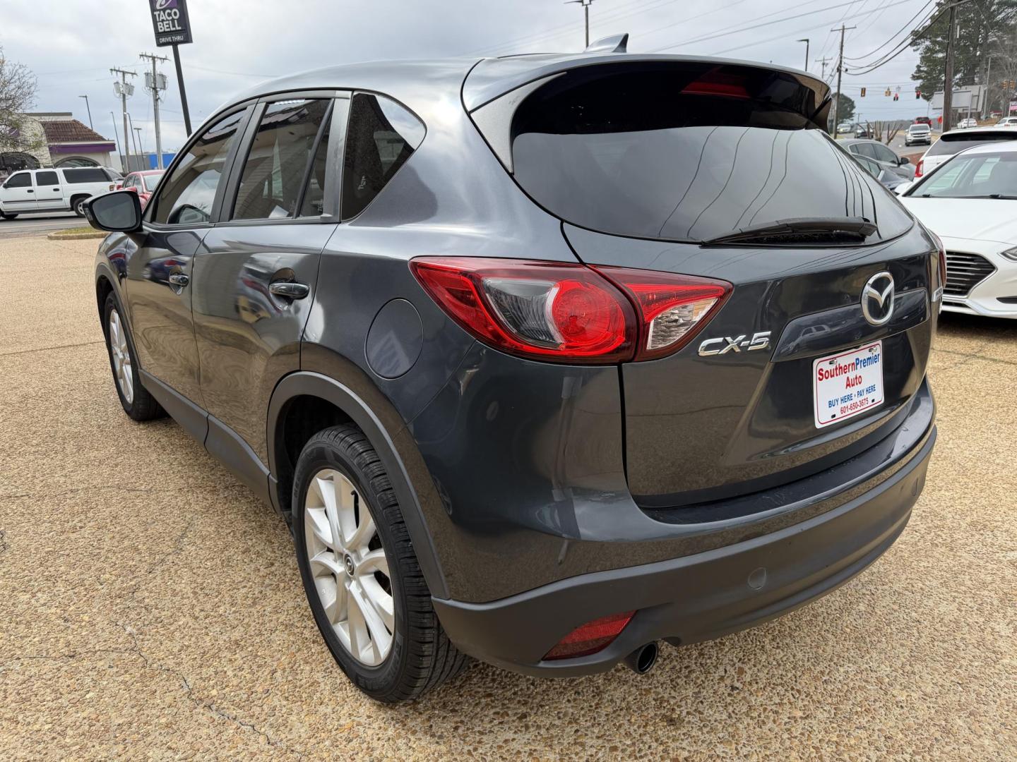 2013 GRAY MAZDA CX-5 GRAND TOURING (JM3KE2DE3D0) , located at 922 W. Beacon St., Philadelphia, MS, 39350, (601) 650-3675, 32.770447, -89.127151 - Photo#3
