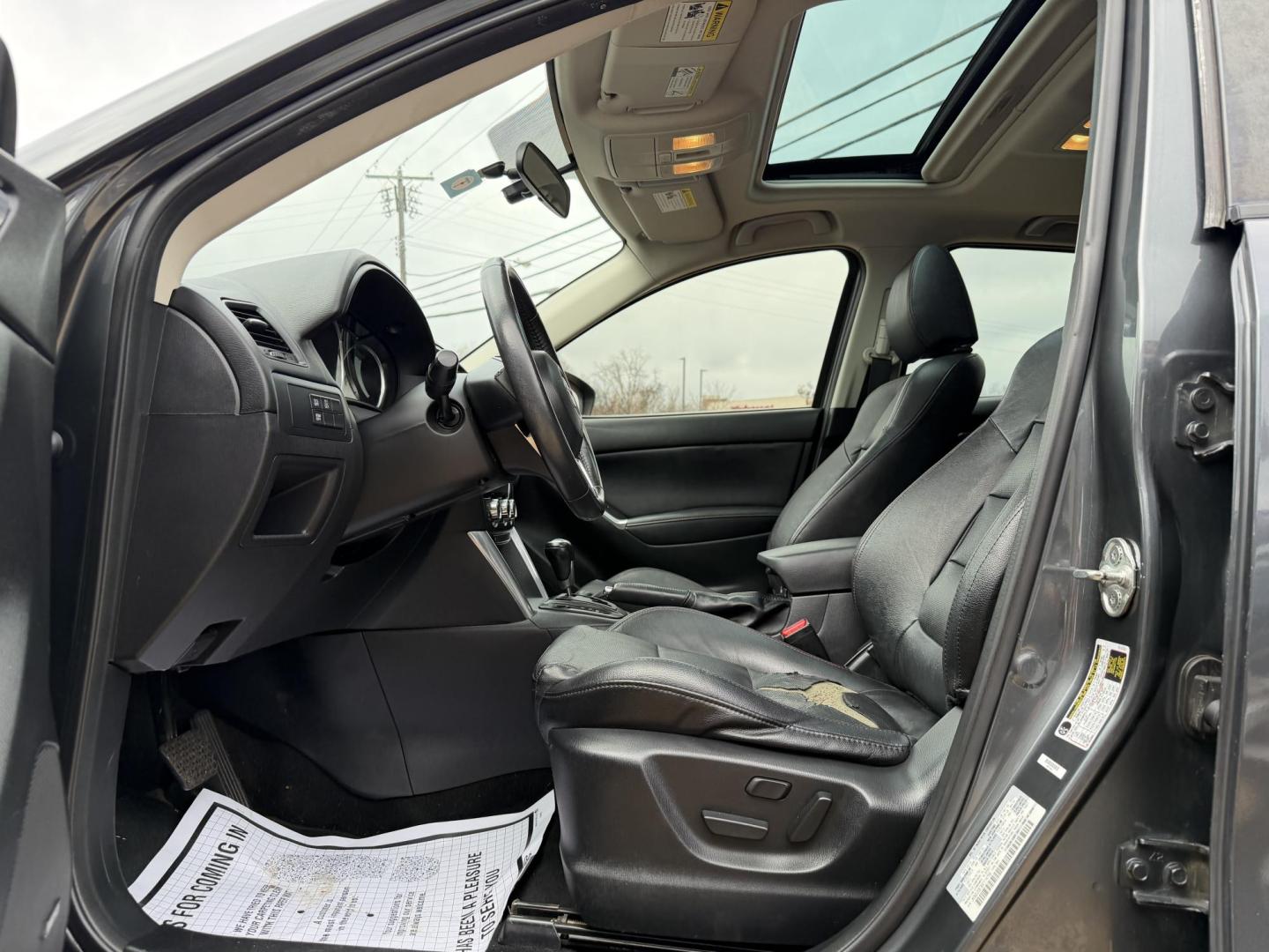 2013 GRAY MAZDA CX-5 GRAND TOURING (JM3KE2DE3D0) , located at 922 W. Beacon St., Philadelphia, MS, 39350, (601) 650-3675, 32.770447, -89.127151 - Photo#9