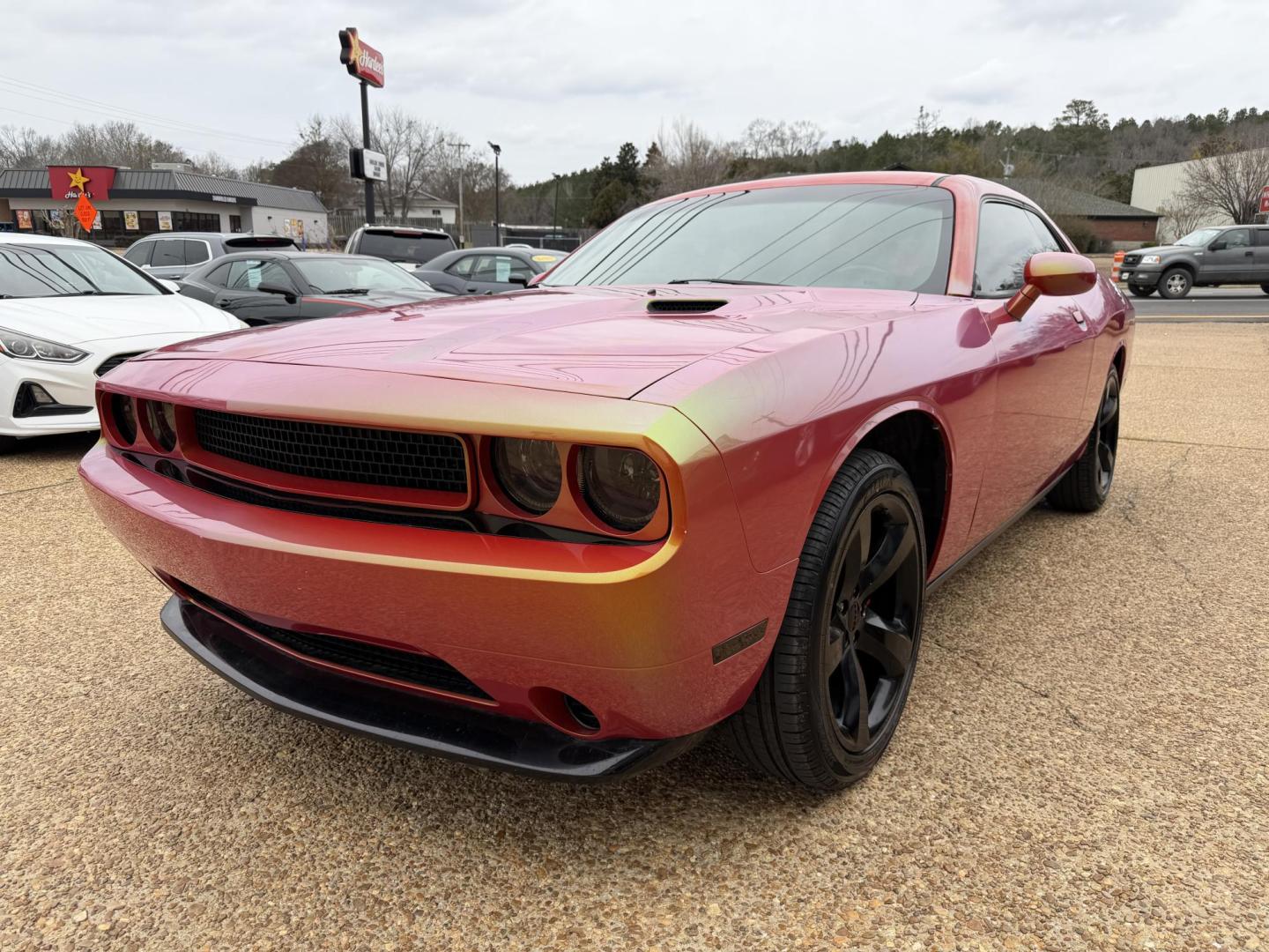 2012 RED DODGE CHALLENGER SXT (2C3CDYAG9CH) , located at 922 W. Beacon St., Philadelphia, MS, 39350, (601) 650-3675, 32.770447, -89.127151 - Photo#2