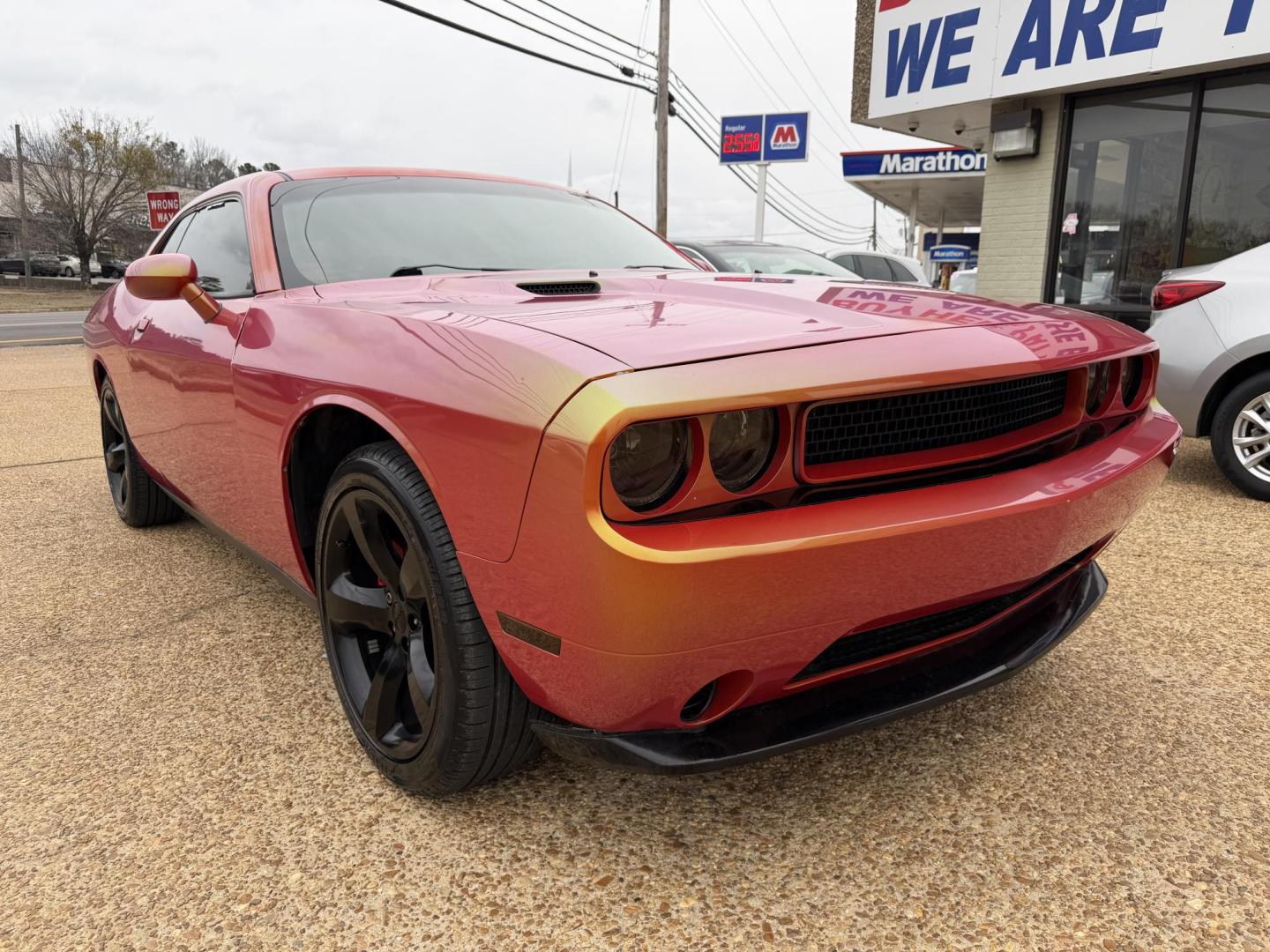 2012 RED DODGE CHALLENGER SXT (2C3CDYAG9CH) , located at 922 W. Beacon St., Philadelphia, MS, 39350, (601) 650-3675, 32.770447, -89.127151 - Photo#0