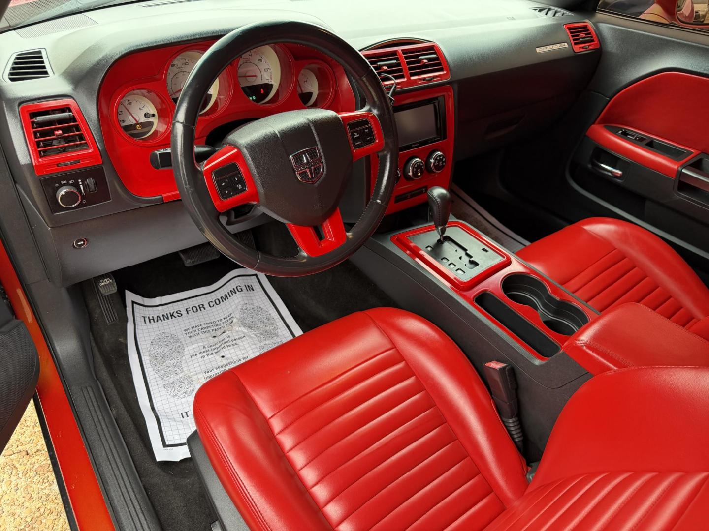 2012 RED DODGE CHALLENGER SXT (2C3CDYAG9CH) , located at 922 W. Beacon St., Philadelphia, MS, 39350, (601) 650-3675, 32.770447, -89.127151 - Photo#12