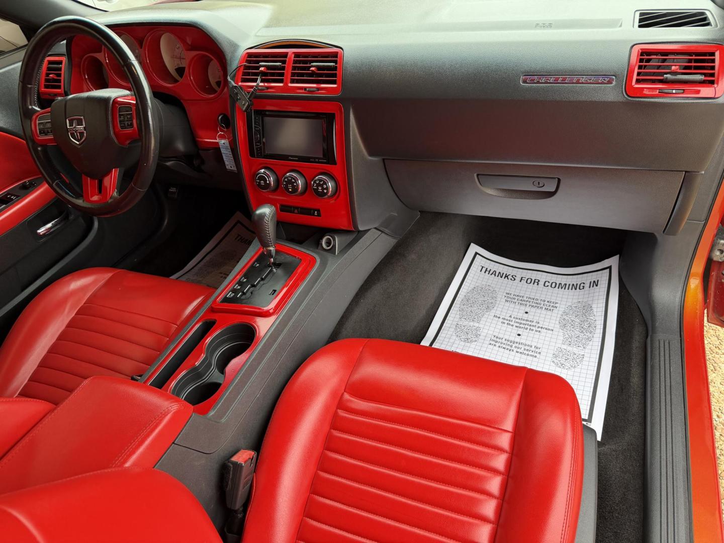 2012 RED DODGE CHALLENGER SXT (2C3CDYAG9CH) , located at 922 W. Beacon St., Philadelphia, MS, 39350, (601) 650-3675, 32.770447, -89.127151 - Photo#13