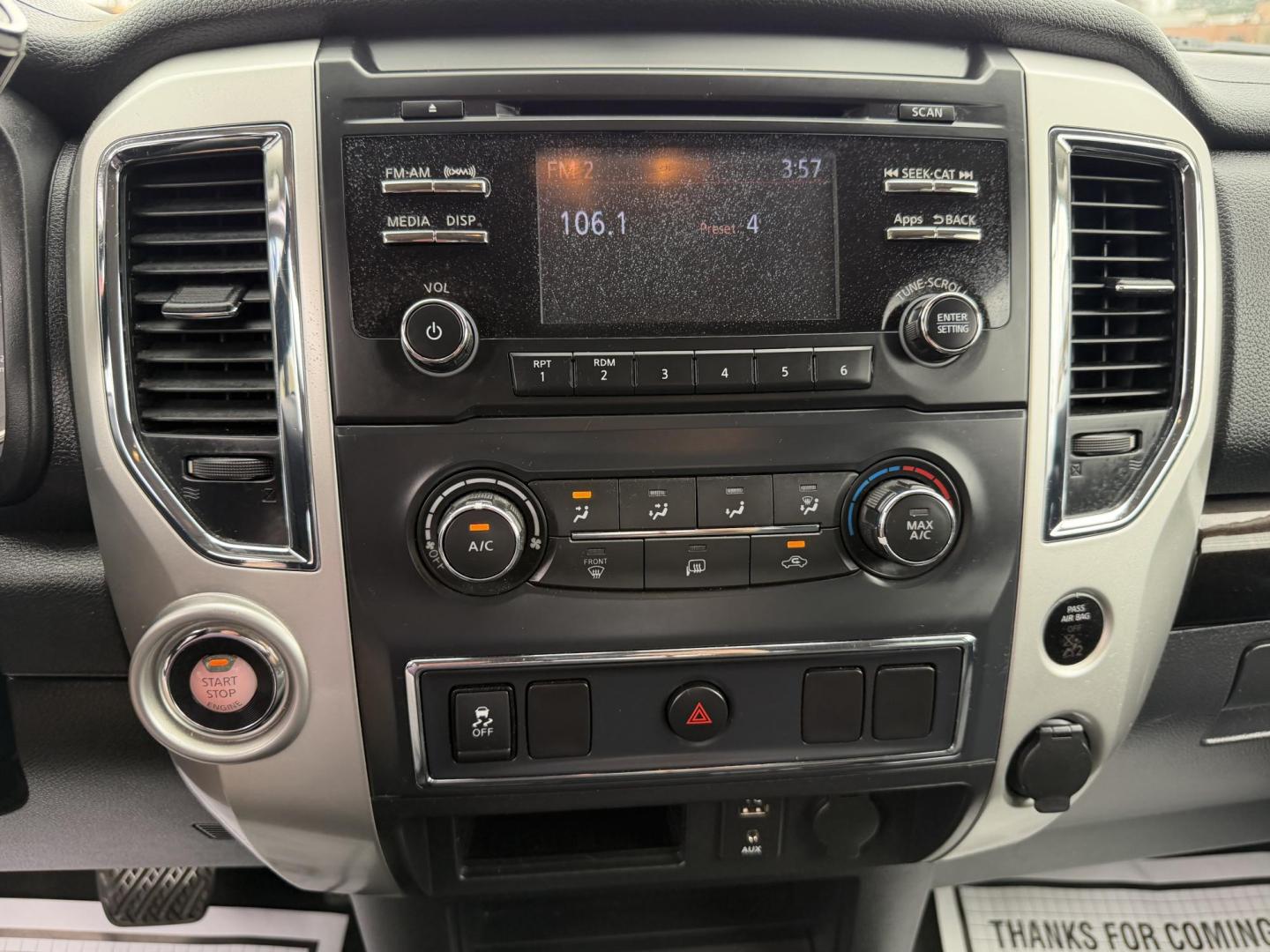 2017 SILVER NISSAN TITAN SV (1N6AA1EK0HN) , located at 922 W. Beacon St., Philadelphia, MS, 39350, (601) 650-3675, 32.770447, -89.127151 - Photo#18