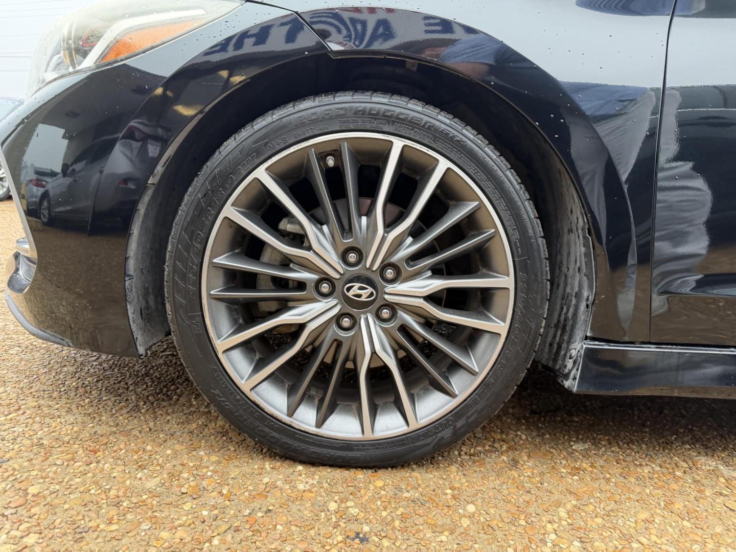 2018 BLACK HYUNDAI ELANTRA SPORT (KMHD04LB2JU) , located at 922 W. Beacon St., Philadelphia, MS, 39350, (601) 650-3675, 32.770447, -89.127151 - Photo#7