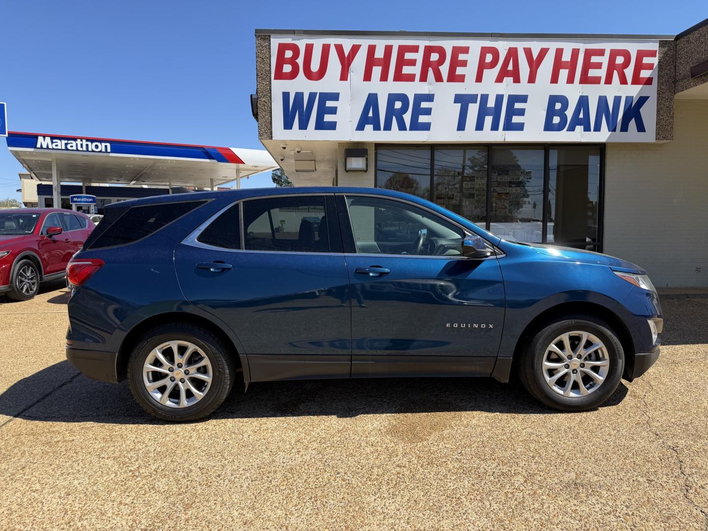 2020 BLUE CHEVROLET EQUINOX LT (1LT) (2GNAXKEV8L6) , located at 922 W. Beacon St., Philadelphia, MS, 39350, (601) 650-3675, 32.770447, -89.127151 - Photo#6
