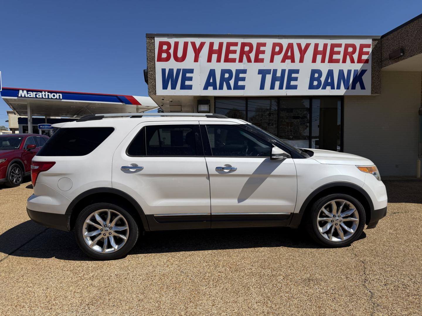2015 WHITE FORD EXPLORER LIMITED (1FM5K7F83FG) , located at 922 W. Beacon St., Philadelphia, MS, 39350, (601) 650-3675, 32.770447, -89.127151 - Photo#6