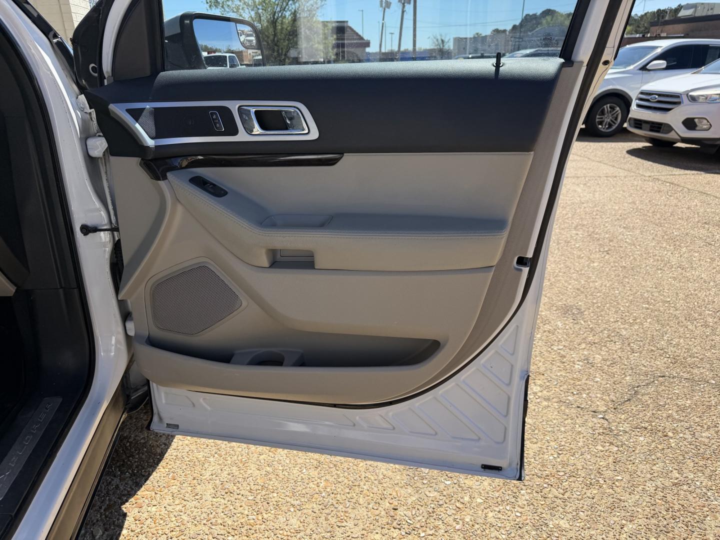 2015 WHITE FORD EXPLORER LIMITED (1FM5K7F83FG) , located at 922 W. Beacon St., Philadelphia, MS, 39350, (601) 650-3675, 32.770447, -89.127151 - Photo#11