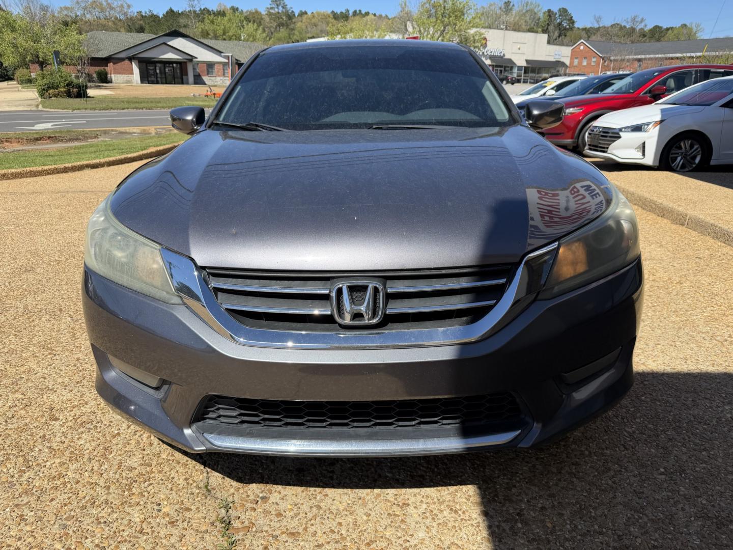 2015 GRAY HONDA ACCORD SPORT (1HGCR2F59FA) , located at 922 W. Beacon St., Philadelphia, MS, 39350, (601) 650-3675, 32.770447, -89.127151 - Photo#1