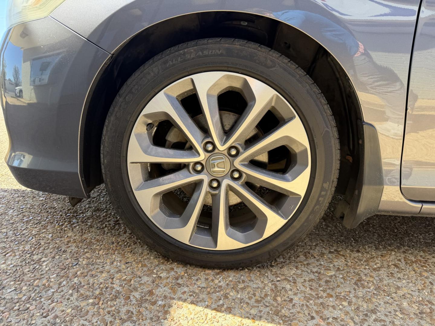 2015 GRAY HONDA ACCORD SPORT (1HGCR2F59FA) , located at 922 W. Beacon St., Philadelphia, MS, 39350, (601) 650-3675, 32.770447, -89.127151 - Photo#7