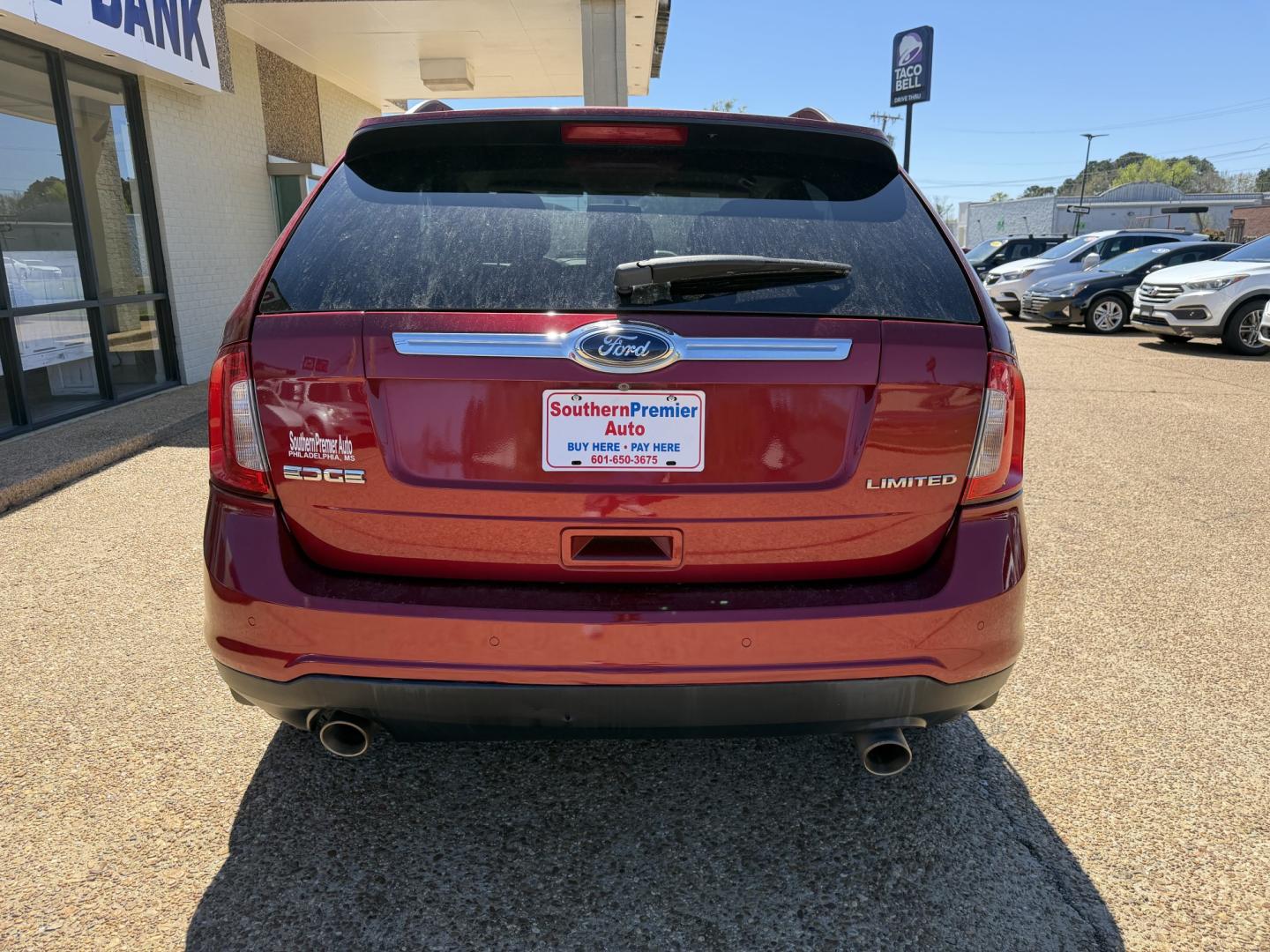 2013 RED FORD EDGE LIMITED (2FMDK3KC9DB) , located at 922 W. Beacon St., Philadelphia, MS, 39350, (601) 650-3675, 32.770447, -89.127151 - Photo#4