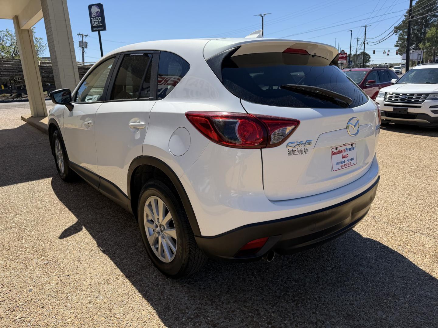 2016 WHITE MAZDA CX-5 TOURING (JM3KE2CY9G0) , located at 922 W. Beacon St., Philadelphia, MS, 39350, (601) 650-3675, 32.770447, -89.127151 - Photo#3