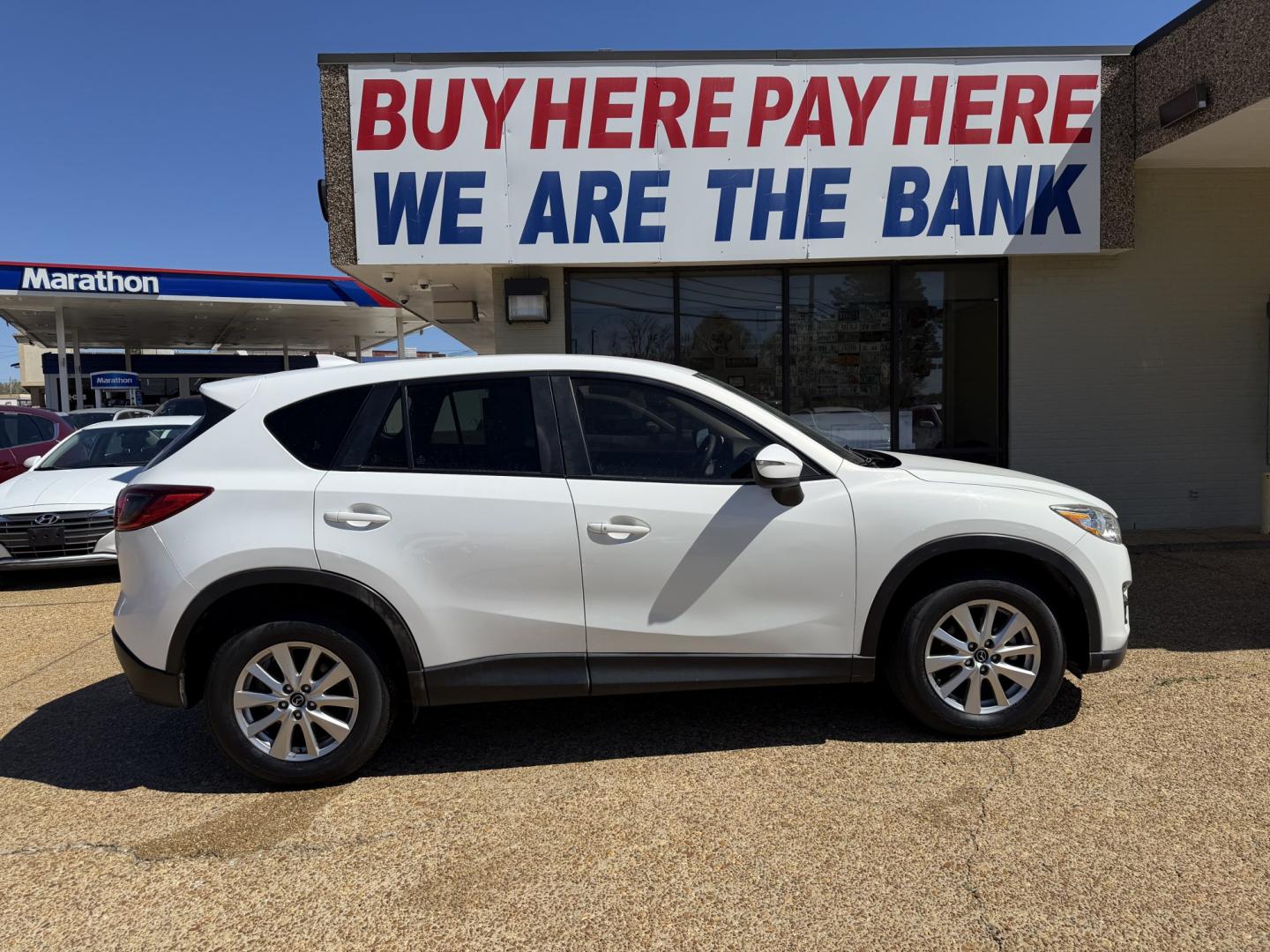 2016 WHITE MAZDA CX-5 TOURING (JM3KE2CY9G0) , located at 922 W. Beacon St., Philadelphia, MS, 39350, (601) 650-3675, 32.770447, -89.127151 - Photo#6