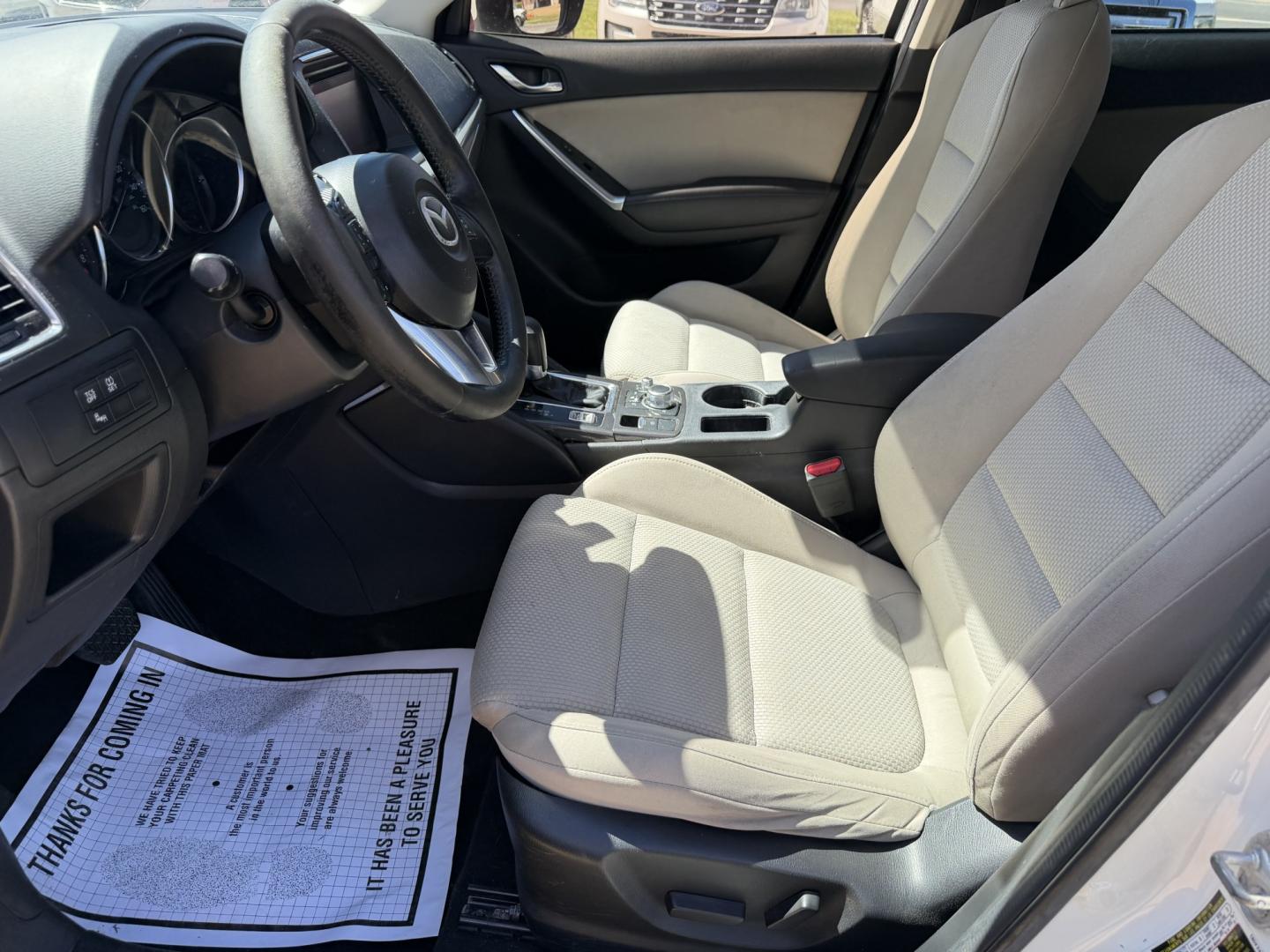 2016 WHITE MAZDA CX-5 TOURING (JM3KE2CY9G0) , located at 922 W. Beacon St., Philadelphia, MS, 39350, (601) 650-3675, 32.770447, -89.127151 - Photo#9