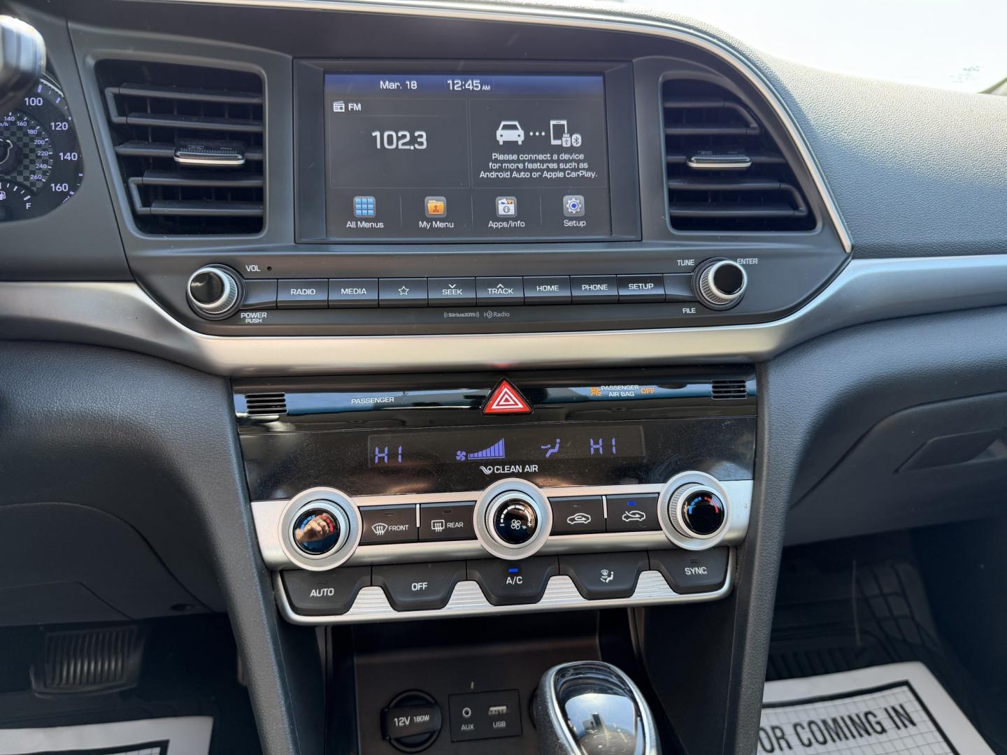 2020 WHITE HYUNDAI ELANTRA SEL (5NPD84LF8LH) , located at 922 W. Beacon St., Philadelphia, MS, 39350, (601) 650-3675, 32.770447, -89.127151 - Photo#17