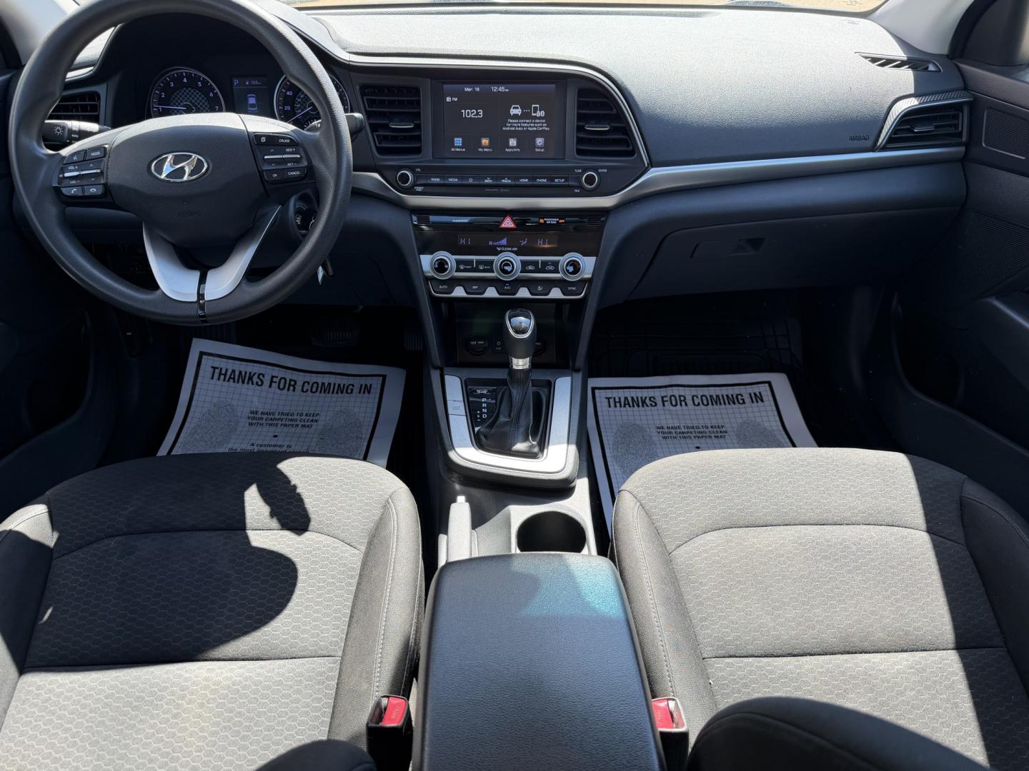 2020 WHITE HYUNDAI ELANTRA SEL (5NPD84LF8LH) , located at 922 W. Beacon St., Philadelphia, MS, 39350, (601) 650-3675, 32.770447, -89.127151 - Photo#16