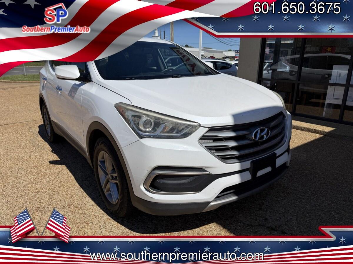 2018 WHITE HYUNDAI SANTA FE SPORT (5XYZT3LB1JG) , located at 922 W. Beacon St., Philadelphia, MS, 39350, (601) 650-3675, 32.770447, -89.127151 - Photo#0