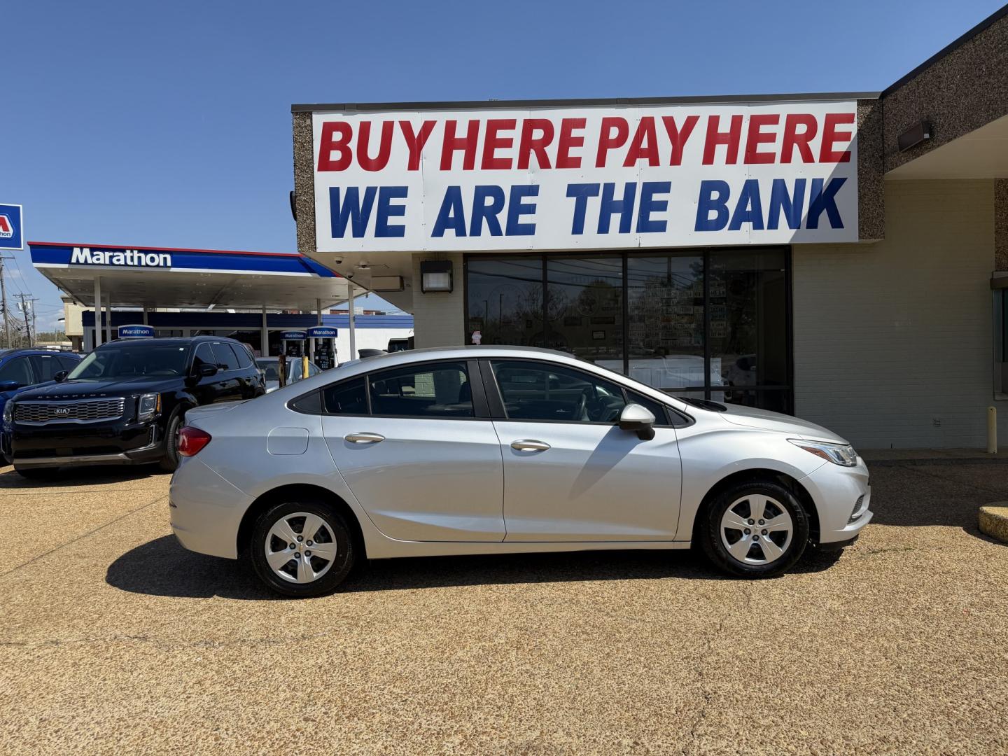 2018 SILVER CHEVROLET CRUZE LS (1G1BC5SM5J7) , located at 922 W. Beacon St., Philadelphia, MS, 39350, (601) 650-3675, 32.770447, -89.127151 - Photo#5