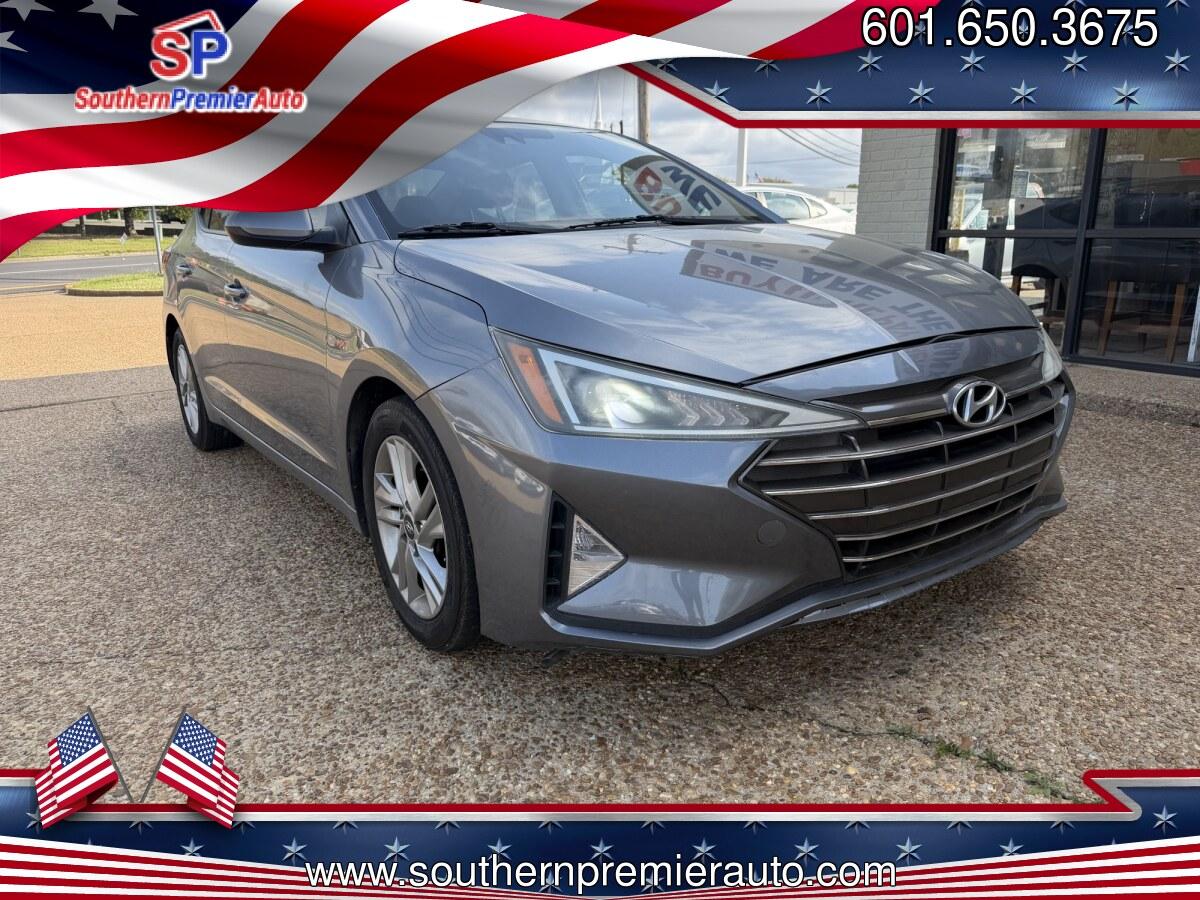 2019 GRAY HYUNDAI ELANTRA SEL (KMHD84LF4KU) , located at 922 W. Beacon St., Philadelphia, MS, 39350, (601) 650-3675, 32.770447, -89.127151 - Photo#0
