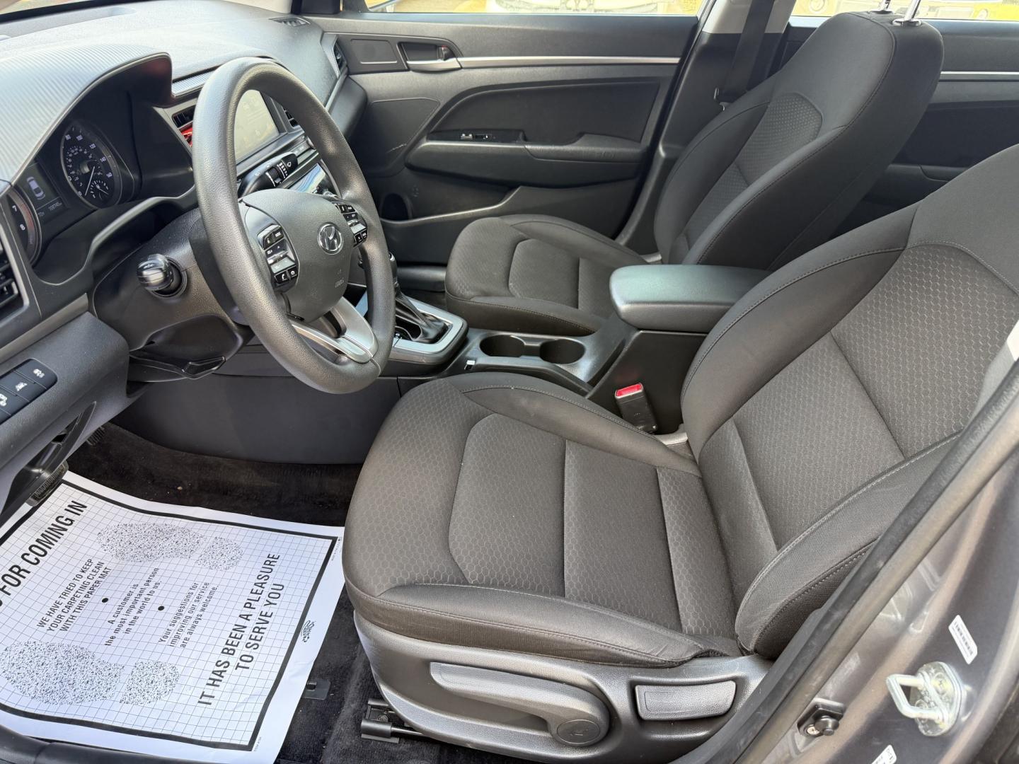 2019 GRAY HYUNDAI ELANTRA SEL (KMHD84LF4KU) , located at 922 W. Beacon St., Philadelphia, MS, 39350, (601) 650-3675, 32.770447, -89.127151- Photo#9