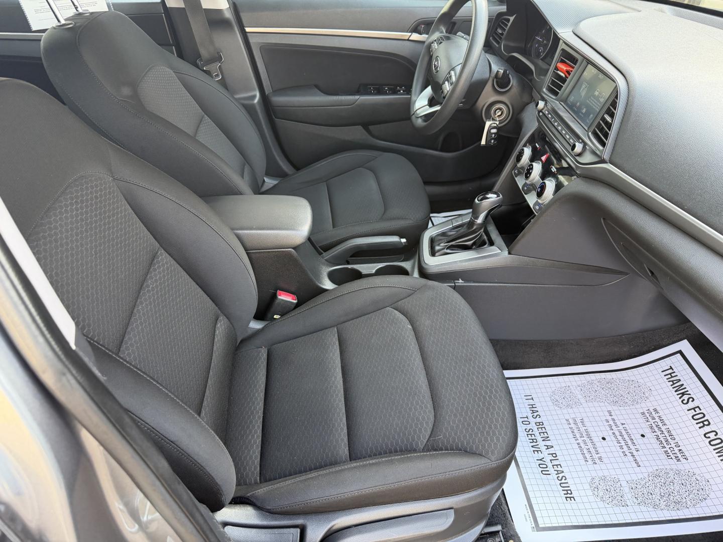 2019 GRAY HYUNDAI ELANTRA SEL (KMHD84LF4KU) , located at 922 W. Beacon St., Philadelphia, MS, 39350, (601) 650-3675, 32.770447, -89.127151- Photo#10