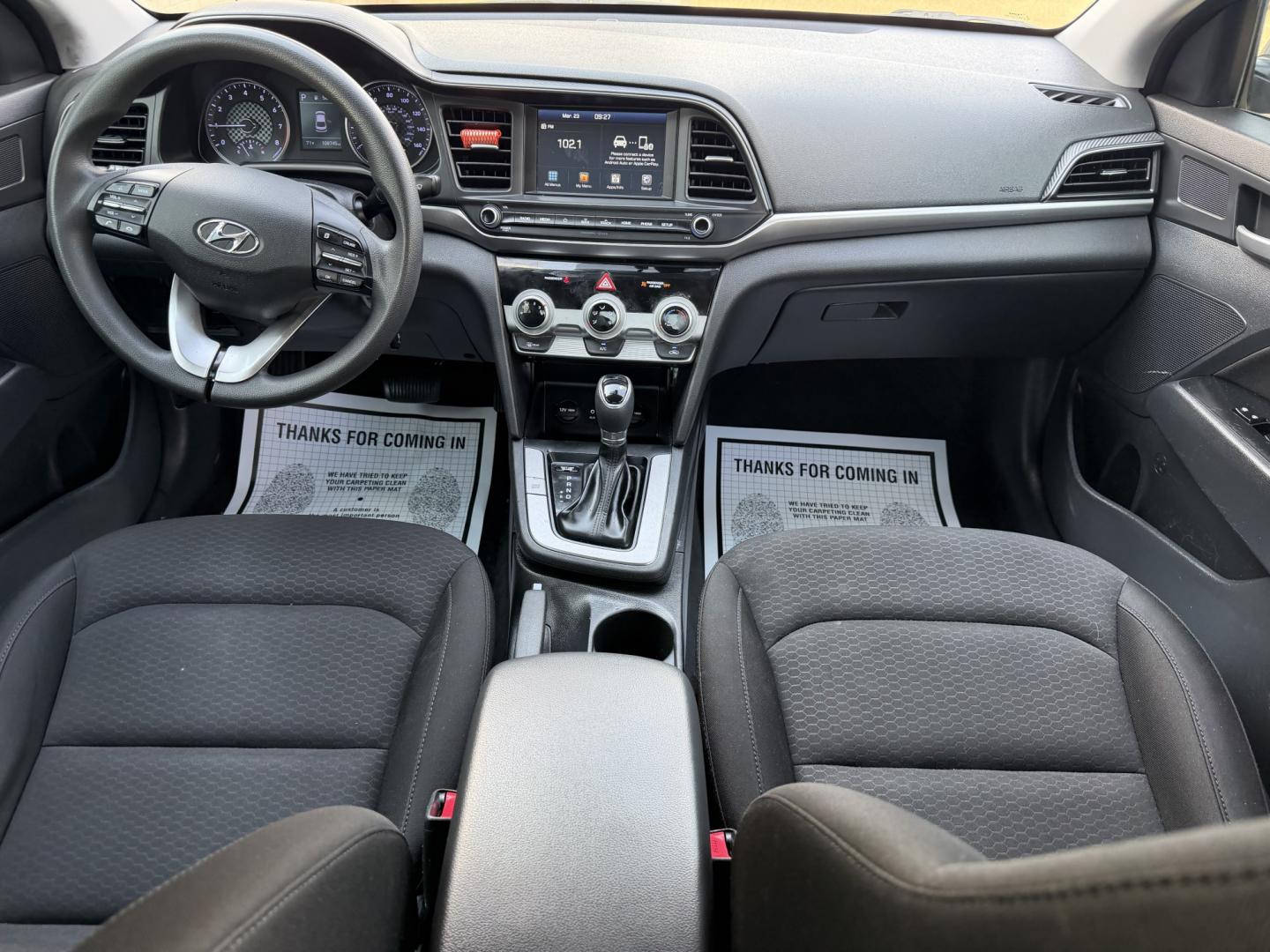 2019 GRAY HYUNDAI ELANTRA SEL (KMHD84LF4KU) , located at 922 W. Beacon St., Philadelphia, MS, 39350, (601) 650-3675, 32.770447, -89.127151- Photo#16