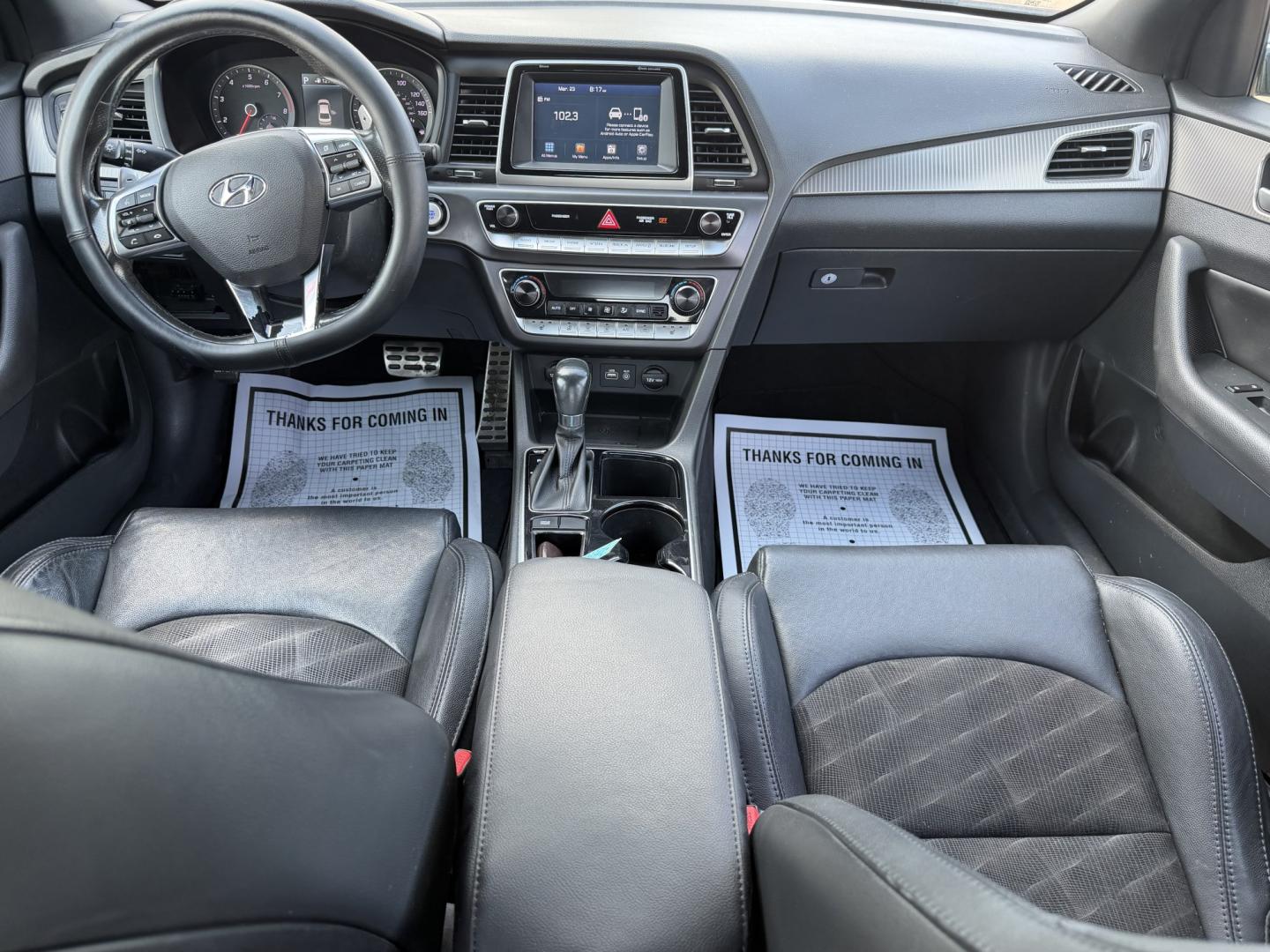 2018 RED HYUNDAI SONATA SPORT (5NPE34AF0JH) , located at 922 W. Beacon St., Philadelphia, MS, 39350, (601) 650-3675, 32.770447, -89.127151 - Photo#16