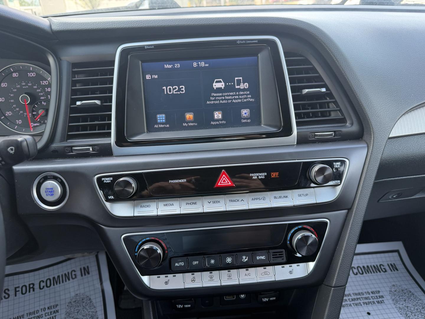 2018 RED HYUNDAI SONATA SPORT (5NPE34AF0JH) , located at 922 W. Beacon St., Philadelphia, MS, 39350, (601) 650-3675, 32.770447, -89.127151 - Photo#17