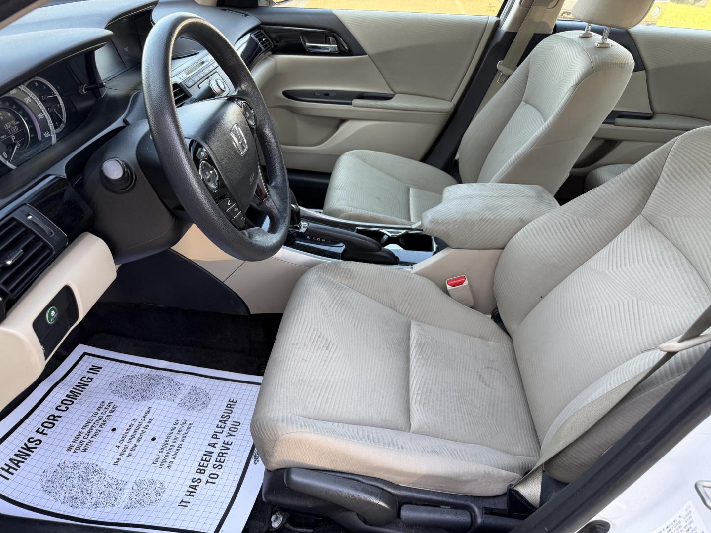 2017 WHITE HONDA ACCORD LX (1HGCR2F37HA) , located at 922 W. Beacon St., Philadelphia, MS, 39350, (601) 650-3675, 32.770447, -89.127151 - Photo#9