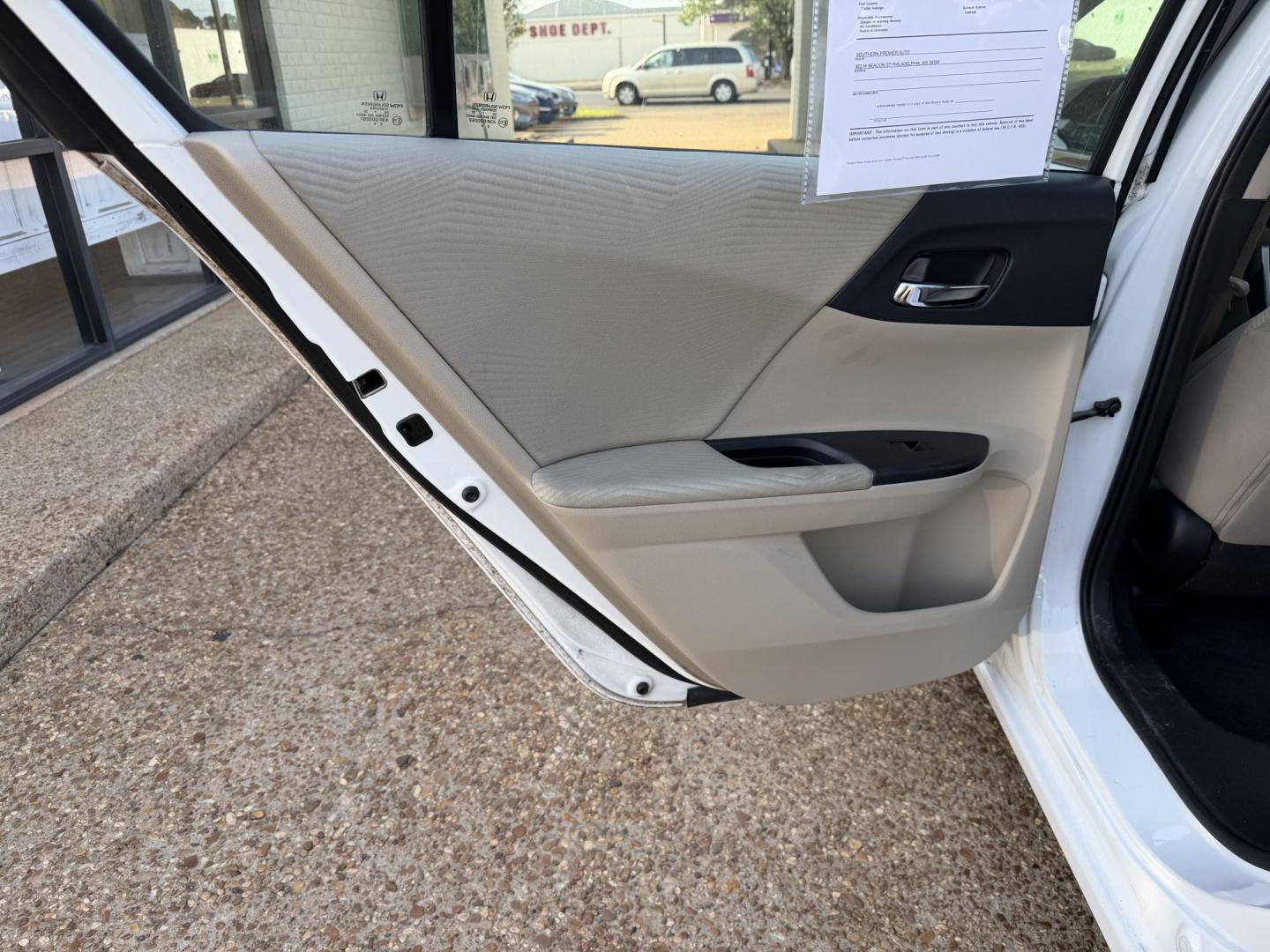 2017 WHITE HONDA ACCORD LX (1HGCR2F37HA) , located at 922 W. Beacon St., Philadelphia, MS, 39350, (601) 650-3675, 32.770447, -89.127151 - Photo#12