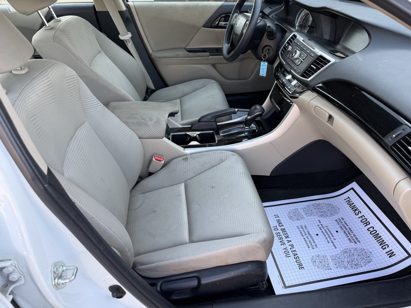 2017 WHITE HONDA ACCORD LX (1HGCR2F37HA) , located at 922 W. Beacon St., Philadelphia, MS, 39350, (601) 650-3675, 32.770447, -89.127151 - Photo#10