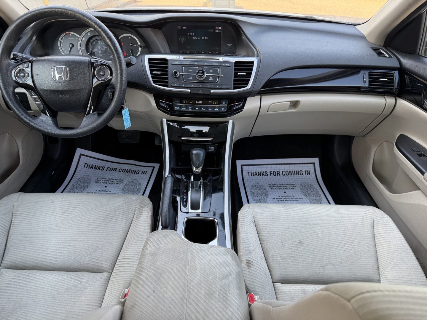 2017 WHITE HONDA ACCORD LX (1HGCR2F37HA) , located at 922 W. Beacon St., Philadelphia, MS, 39350, (601) 650-3675, 32.770447, -89.127151 - Photo#17