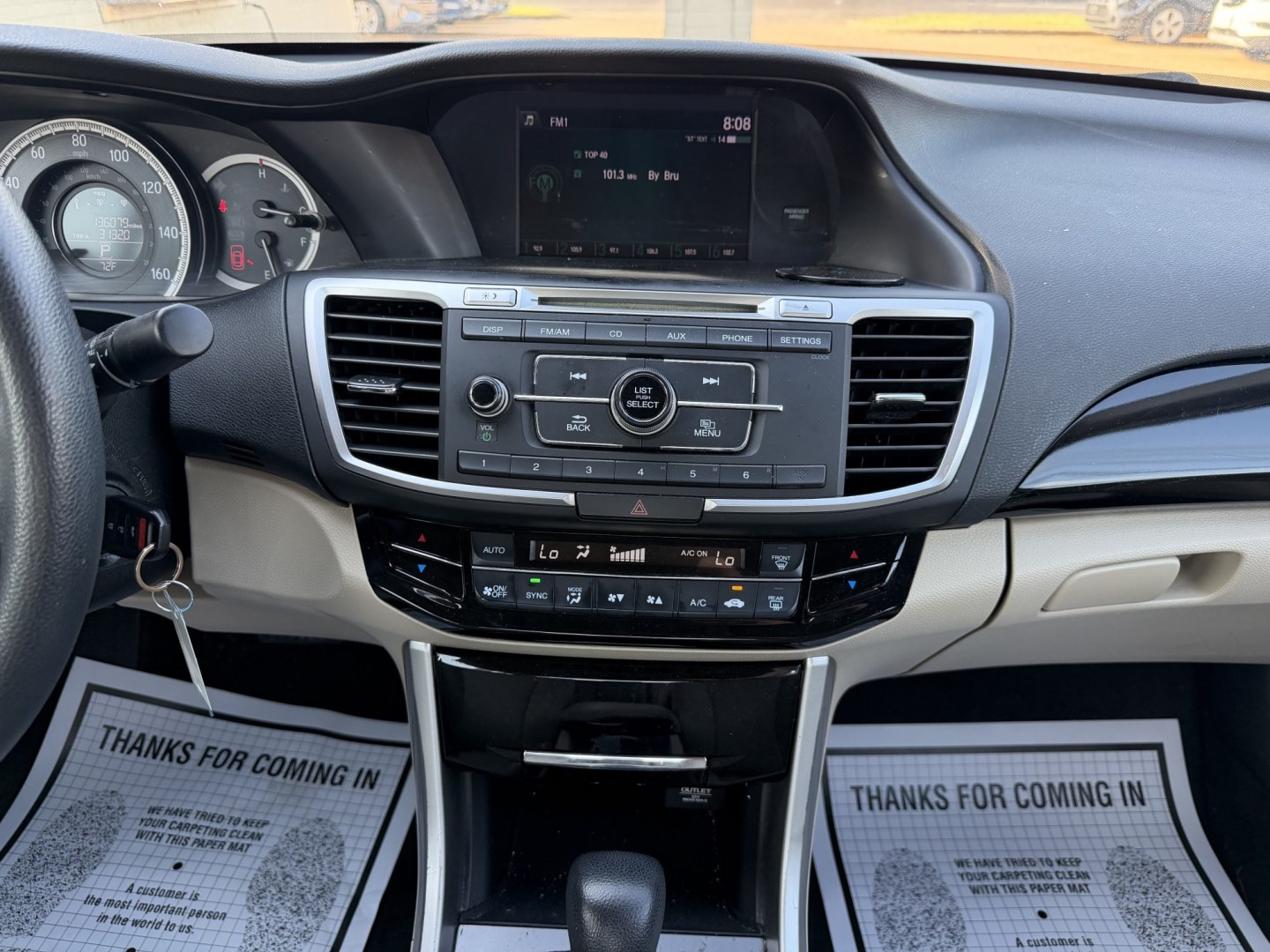 2017 WHITE HONDA ACCORD LX (1HGCR2F37HA) , located at 922 W. Beacon St., Philadelphia, MS, 39350, (601) 650-3675, 32.770447, -89.127151 - Photo#16