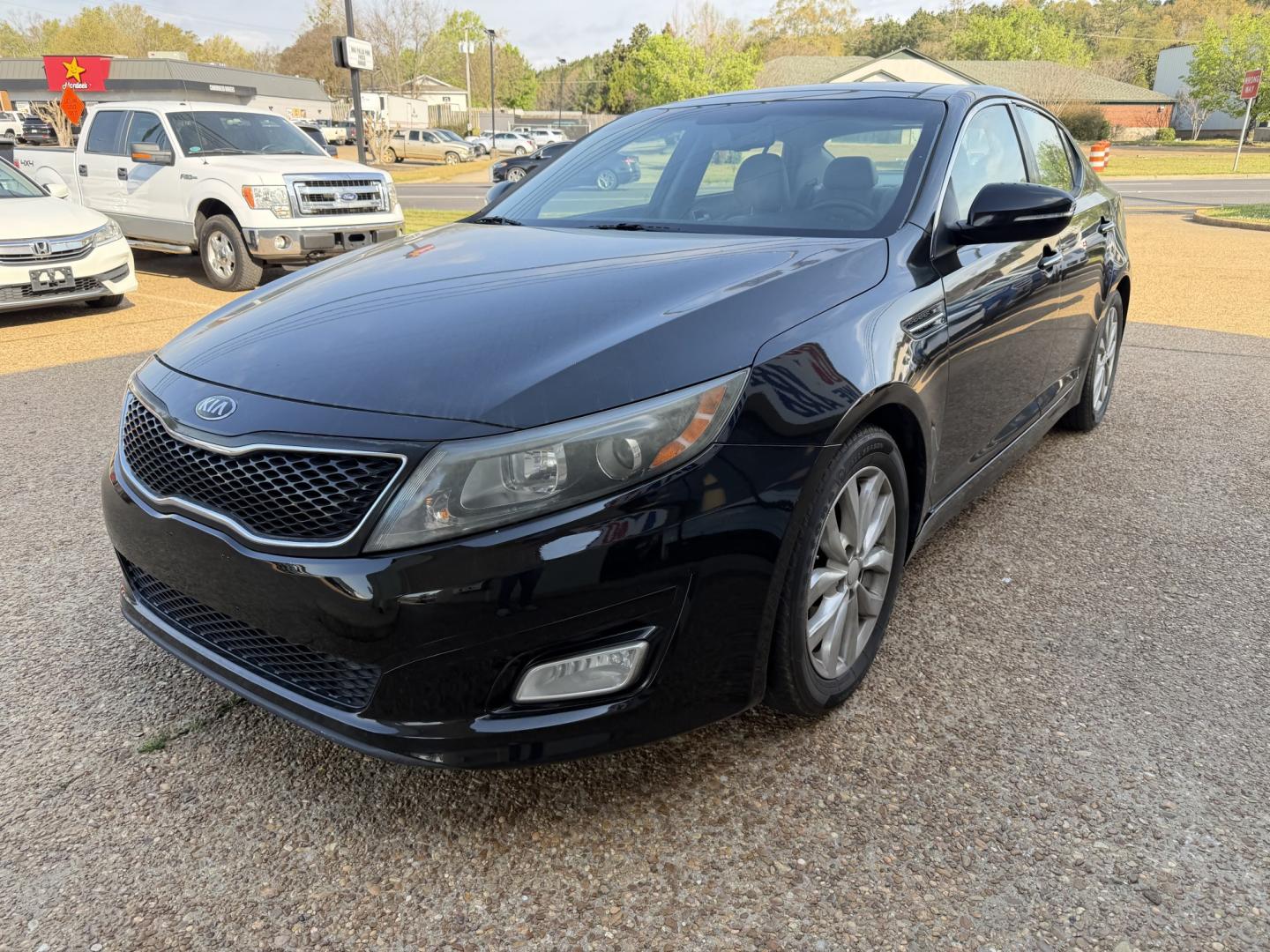 2015 BLACK KIA OPTIMA EX; LX (5XXGN4A75FG) , located at 922 W. Beacon St., Philadelphia, MS, 39350, (601) 650-3675, 32.770447, -89.127151 - Photo#2