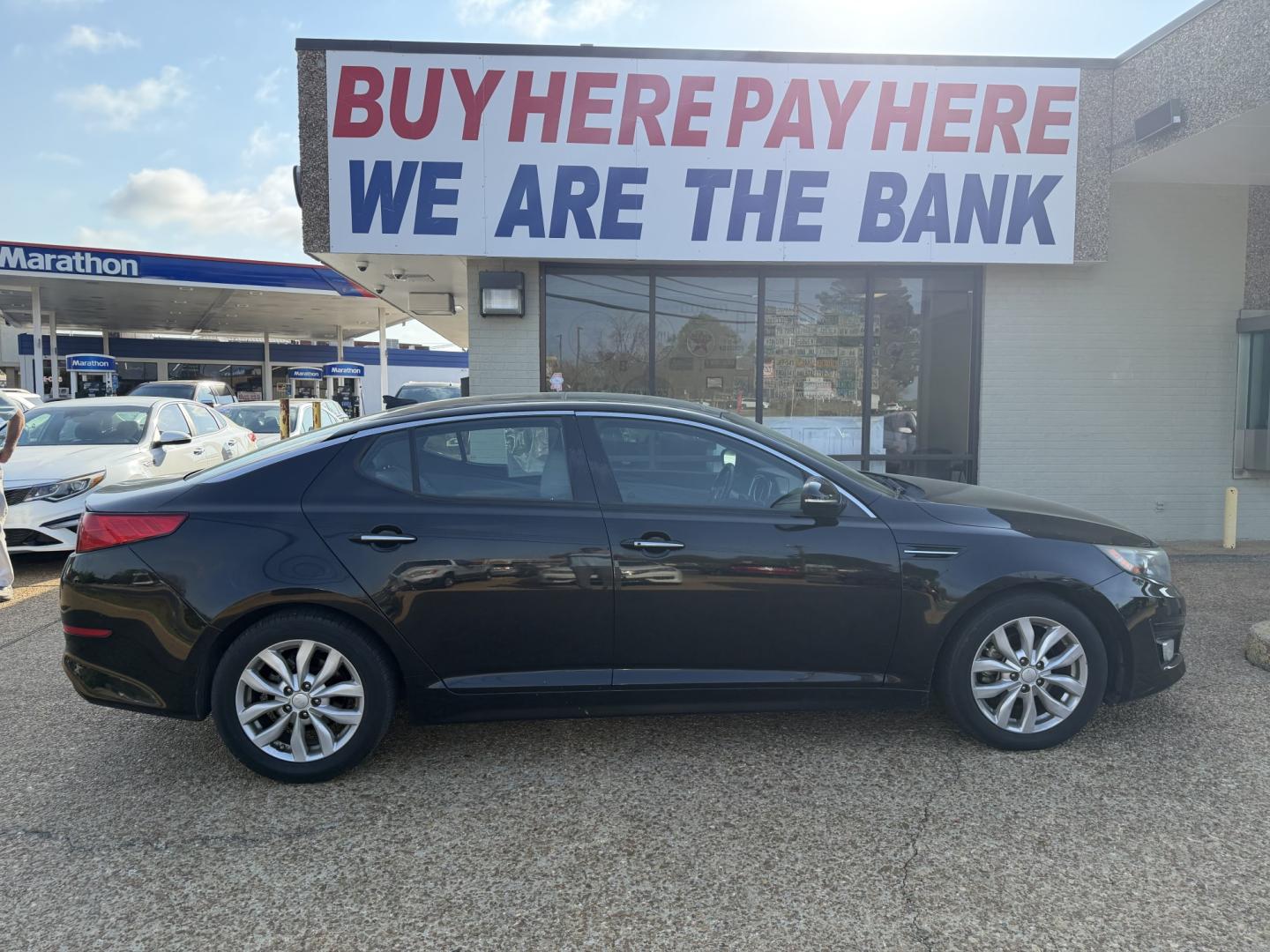 2015 BLACK KIA OPTIMA EX; LX (5XXGN4A75FG) , located at 922 W. Beacon St., Philadelphia, MS, 39350, (601) 650-3675, 32.770447, -89.127151 - Photo#6