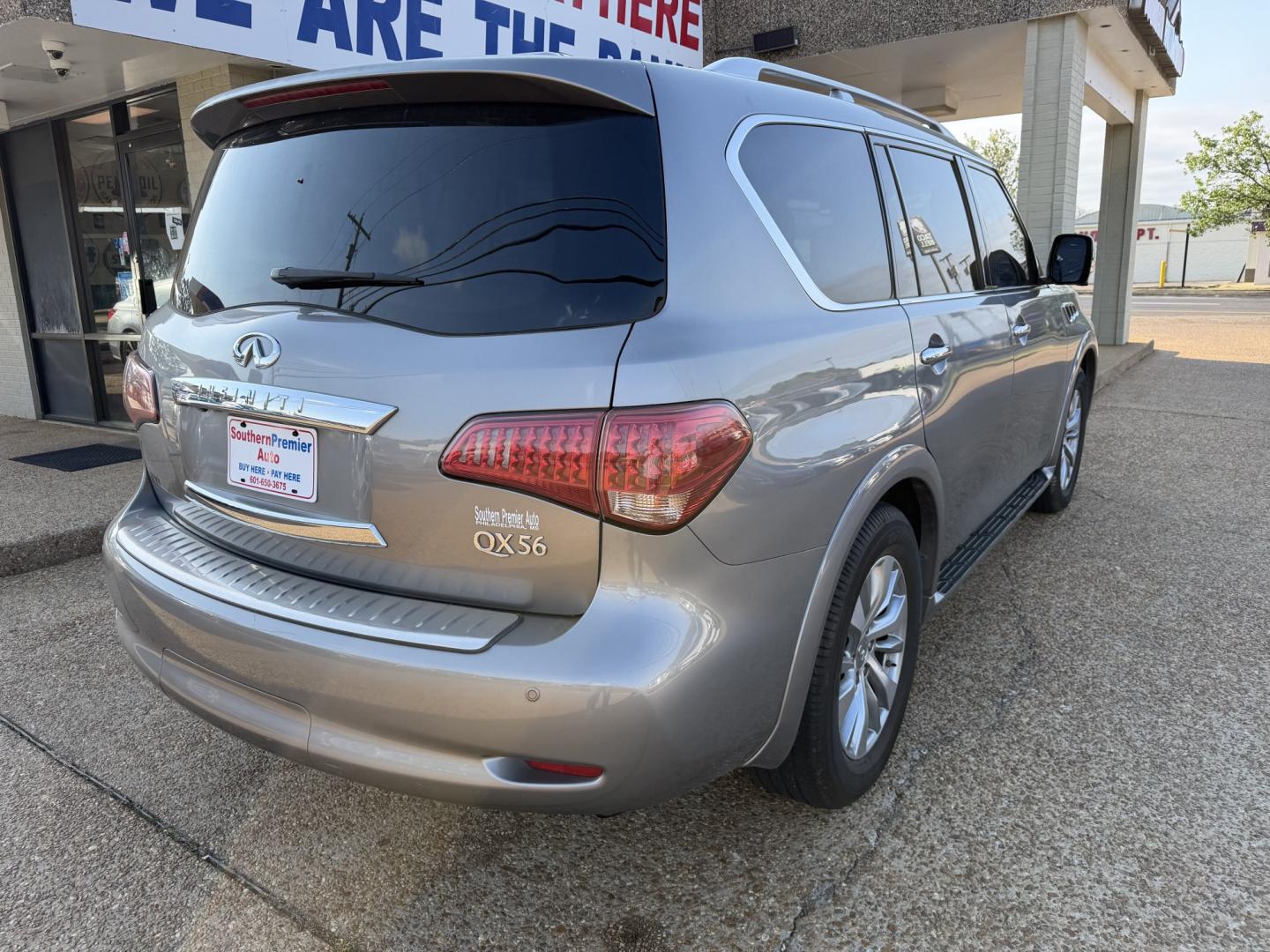 2012 GRAY INFINITI QX56 BASE (JN8AZ2NE3C9) , located at 922 W. Beacon St., Philadelphia, MS, 39350, (601) 650-3675, 32.770447, -89.127151 - Photo#5