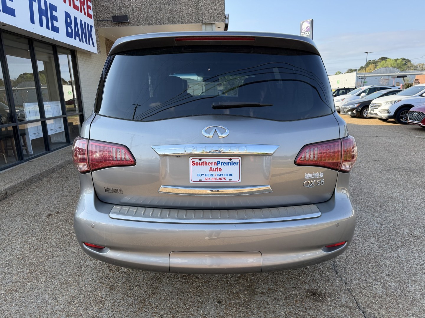 2012 GRAY INFINITI QX56 BASE (JN8AZ2NE3C9) , located at 922 W. Beacon St., Philadelphia, MS, 39350, (601) 650-3675, 32.770447, -89.127151 - Photo#4