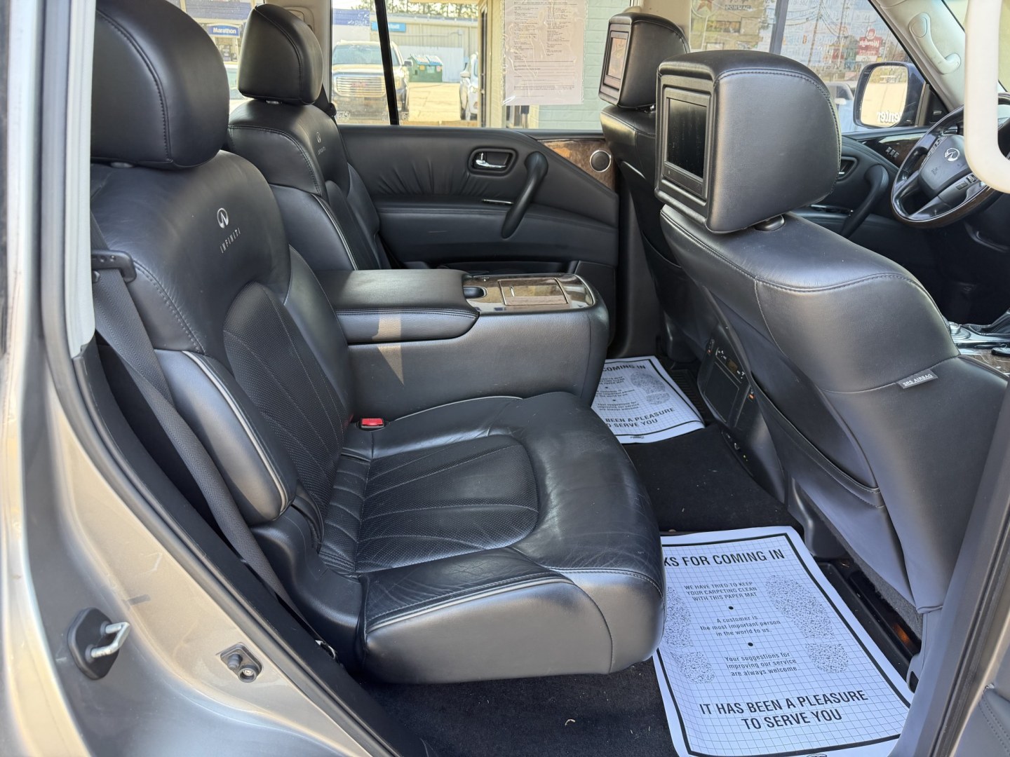 2012 GRAY INFINITI QX56 BASE (JN8AZ2NE3C9) , located at 922 W. Beacon St., Philadelphia, MS, 39350, (601) 650-3675, 32.770447, -89.127151 - Photo#14