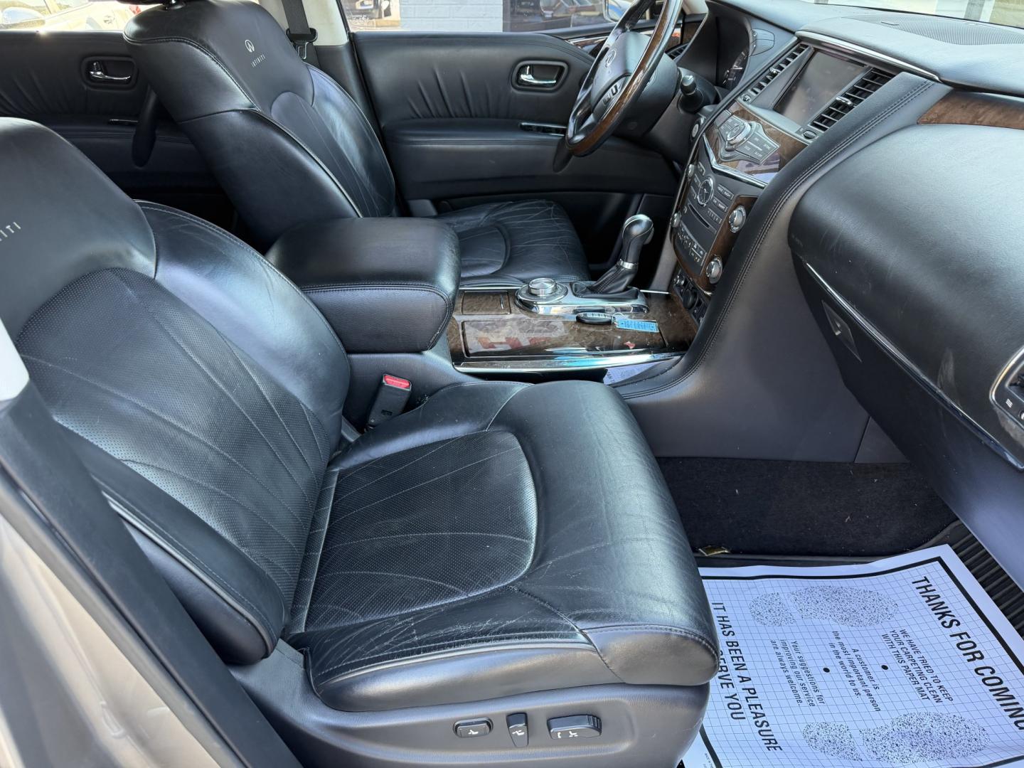 2012 GRAY INFINITI QX56 BASE (JN8AZ2NE3C9) , located at 922 W. Beacon St., Philadelphia, MS, 39350, (601) 650-3675, 32.770447, -89.127151 - Photo#10