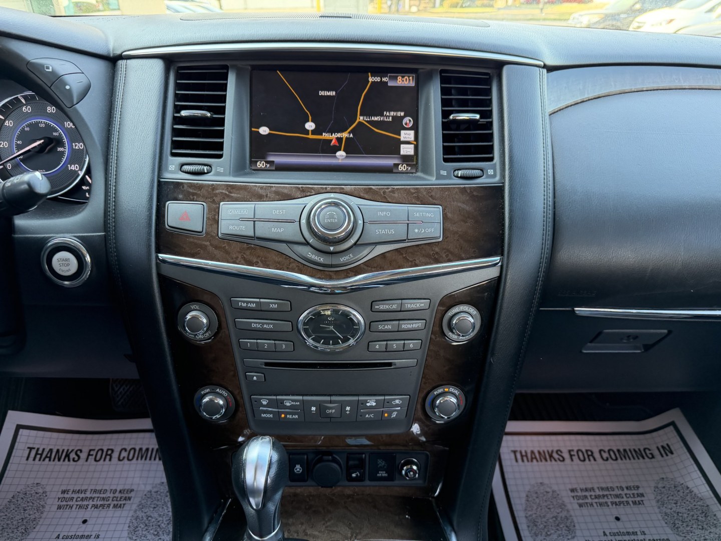 2012 GRAY INFINITI QX56 BASE (JN8AZ2NE3C9) , located at 922 W. Beacon St., Philadelphia, MS, 39350, (601) 650-3675, 32.770447, -89.127151 - Photo#17