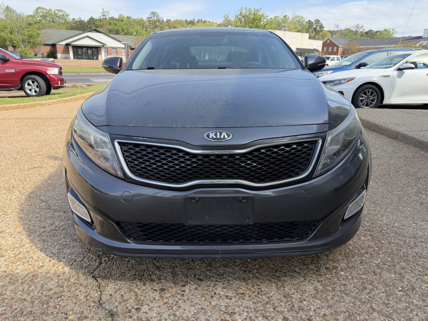 2015 GRAY KIA OPTIMA LX (KNAGM4A75F5) , located at 922 W. Beacon St., Philadelphia, MS, 39350, (601) 650-3675, 32.770447, -89.127151 - Photo#1