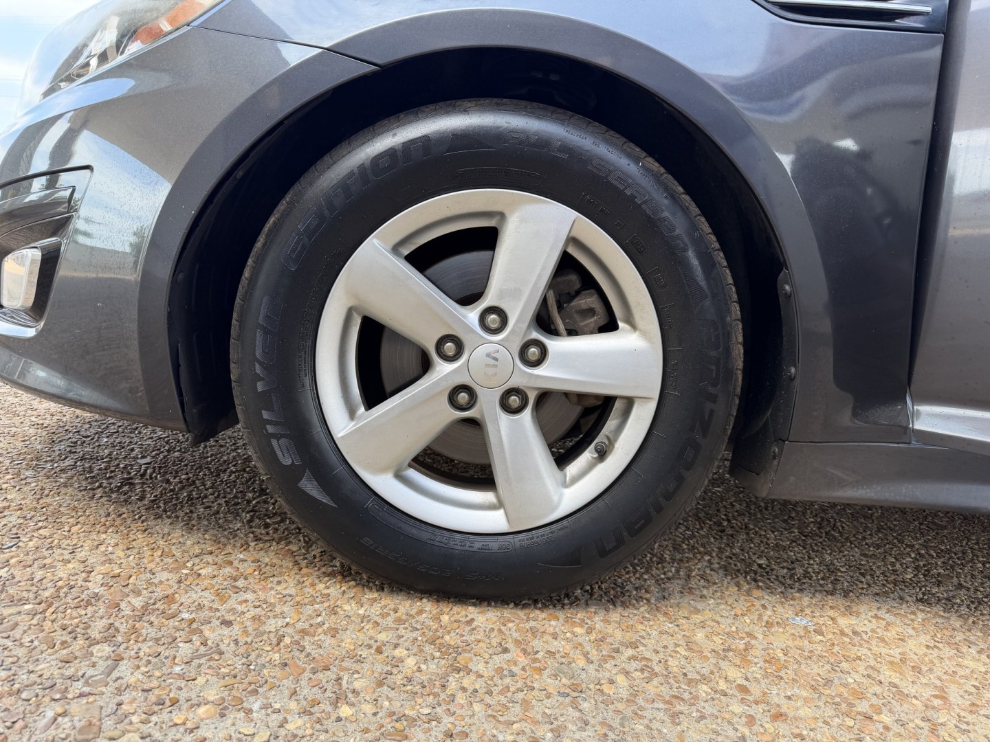 2015 GRAY KIA OPTIMA LX (KNAGM4A75F5) , located at 922 W. Beacon St., Philadelphia, MS, 39350, (601) 650-3675, 32.770447, -89.127151 - Photo#7